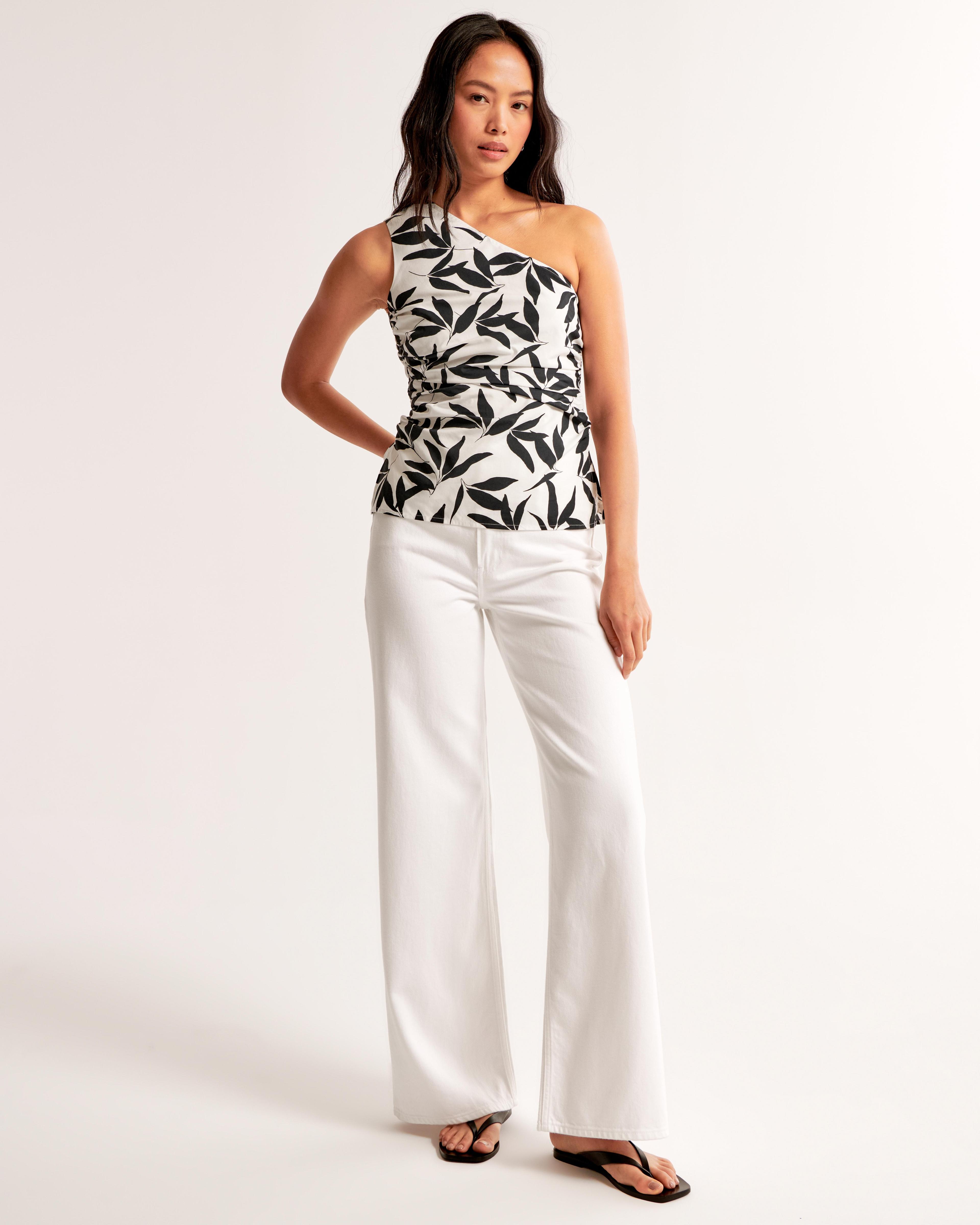 Asymmetrical Poplin Top Product Image