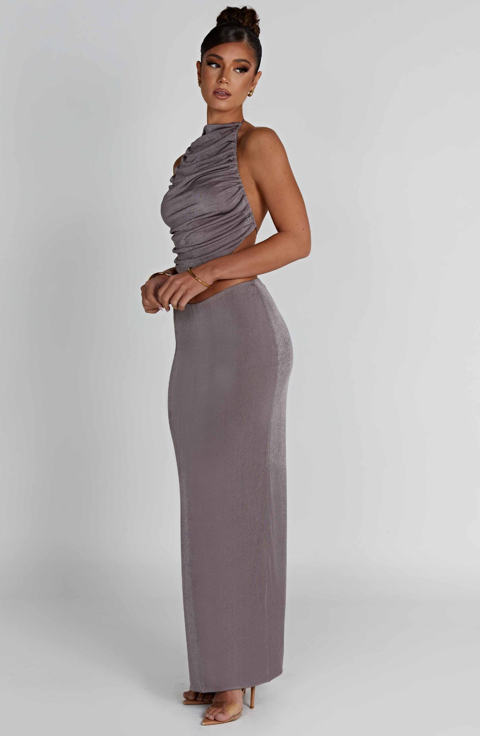 Fifi Maxi Skirt - Charcoal Product Image
