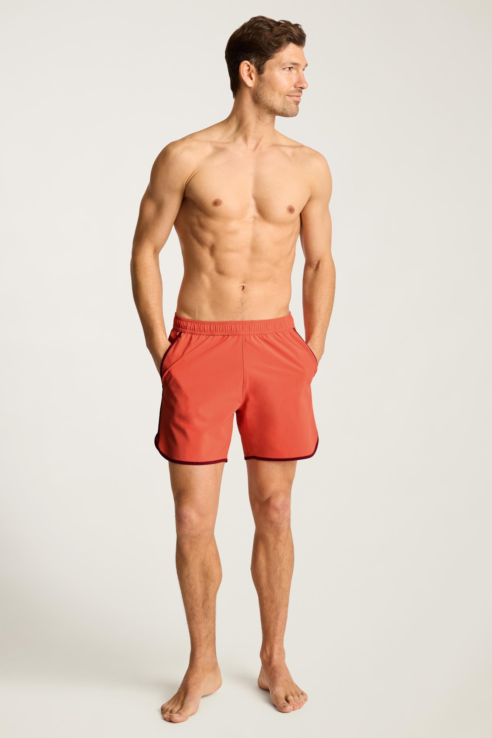 Throwback Swim Trunks Product Image