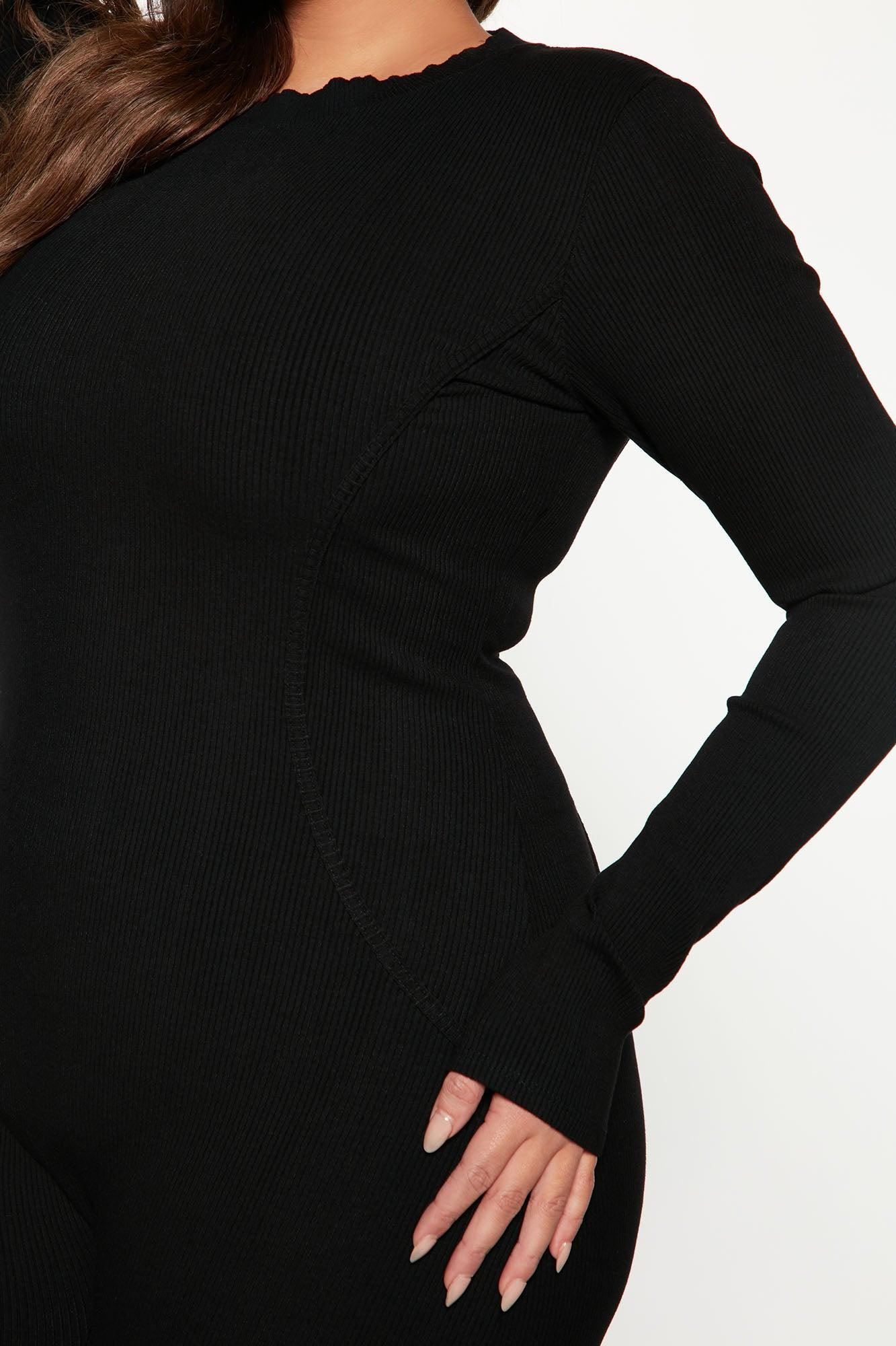 Keaton Snatched Jumpsuit - Black Product Image