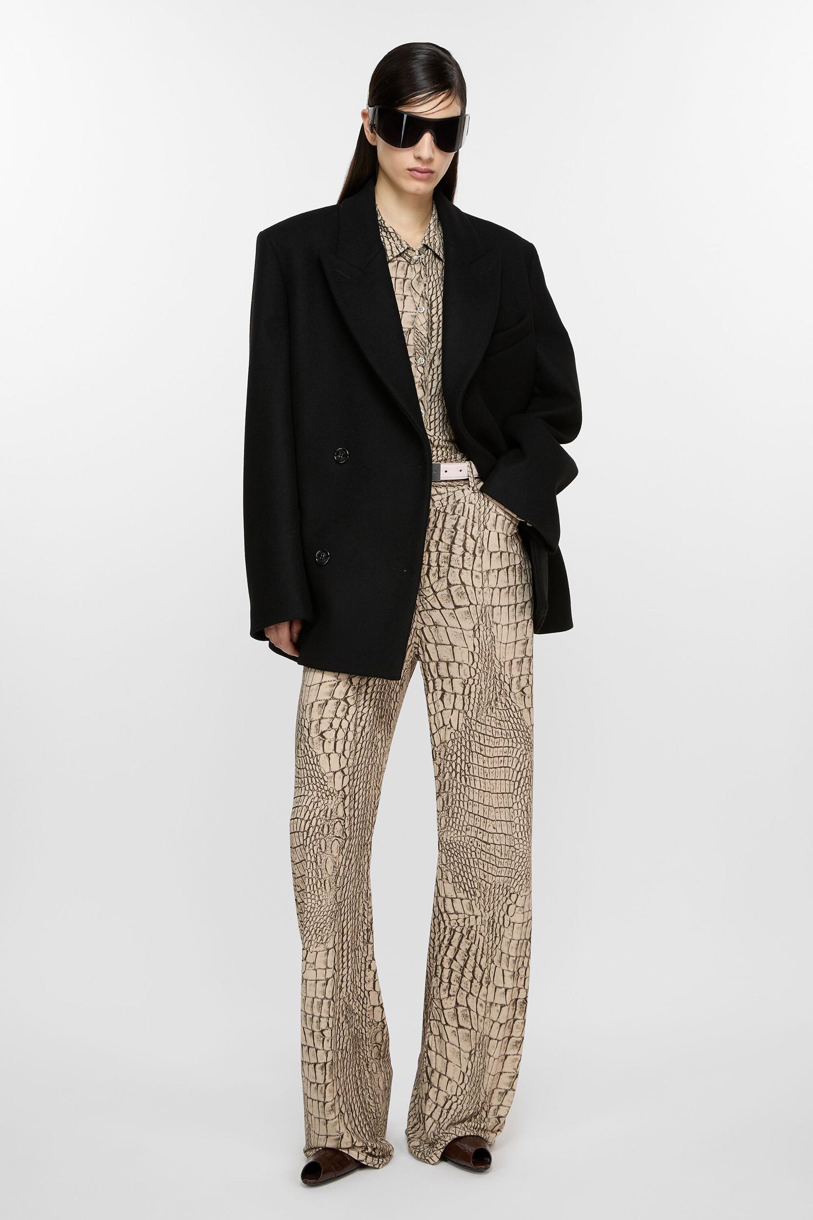 Double-breasted wool jacket Product Image