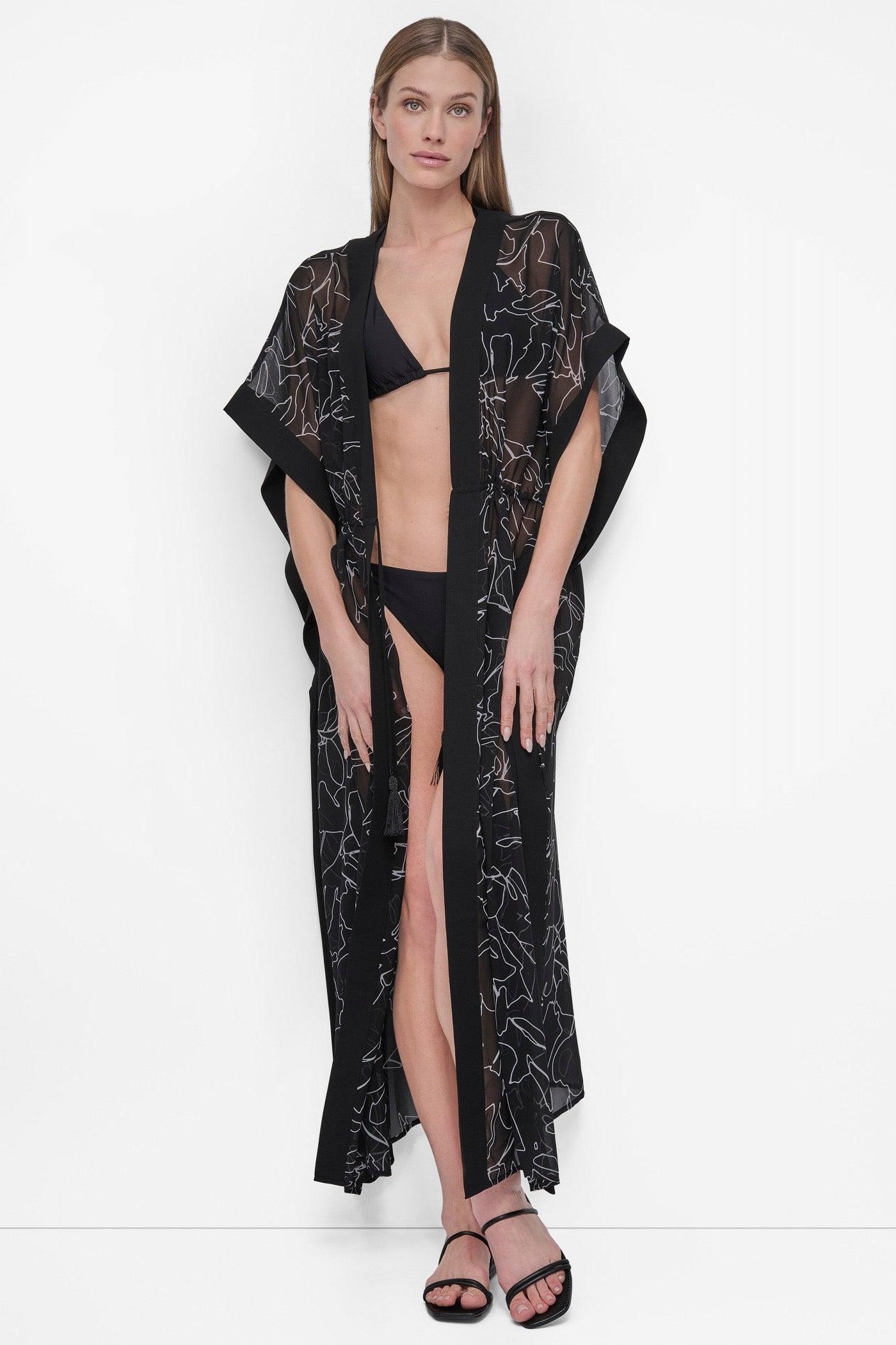 TIE-FRONT MAXI KAFTAN Product Image