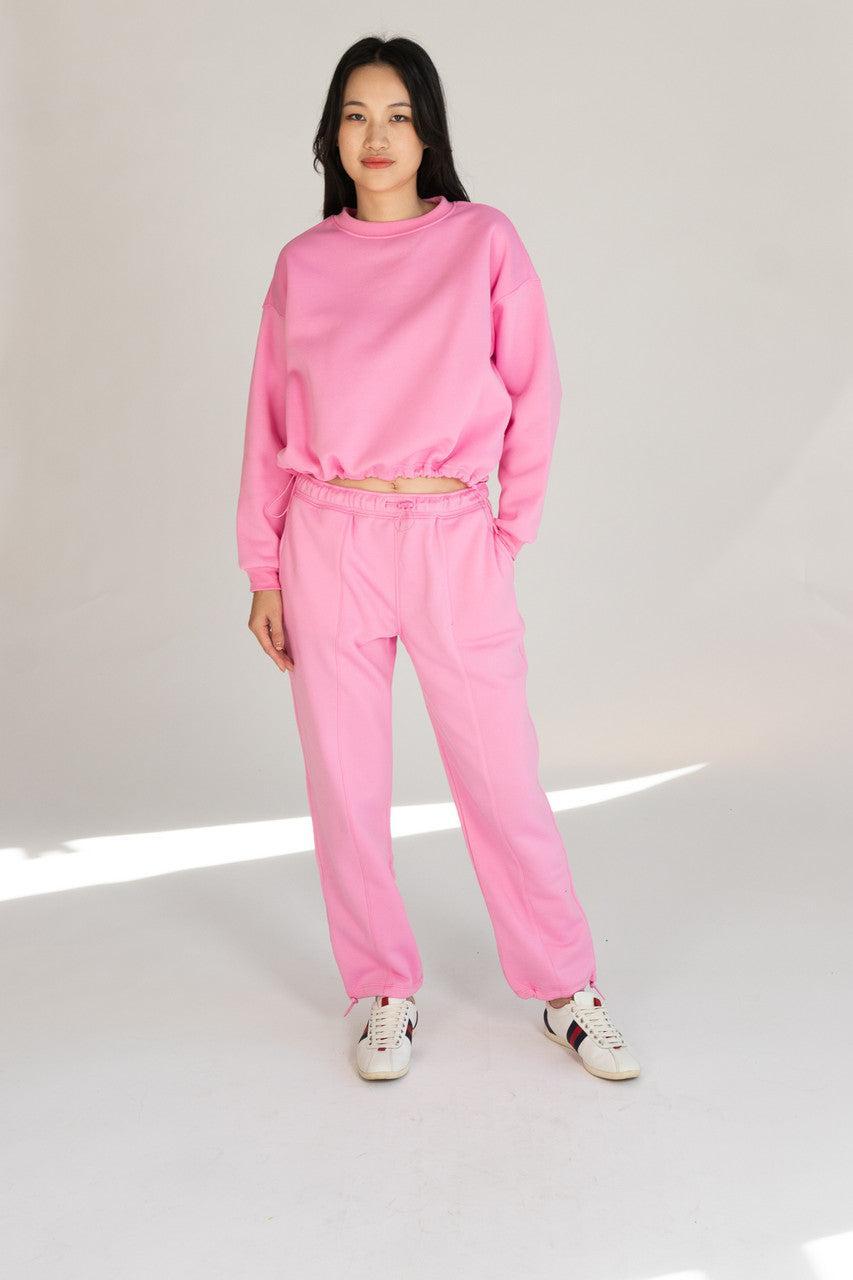 Seamed Drawstring Sweatpants Product Image