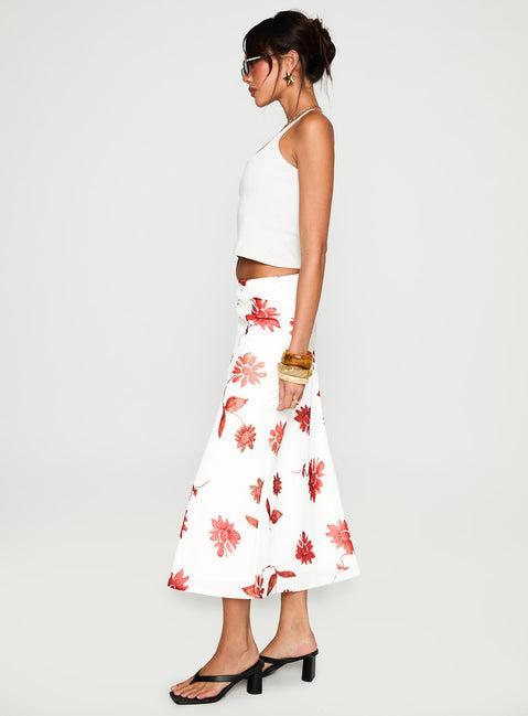Sun Soaked Midi Skirt Multi Product Image
