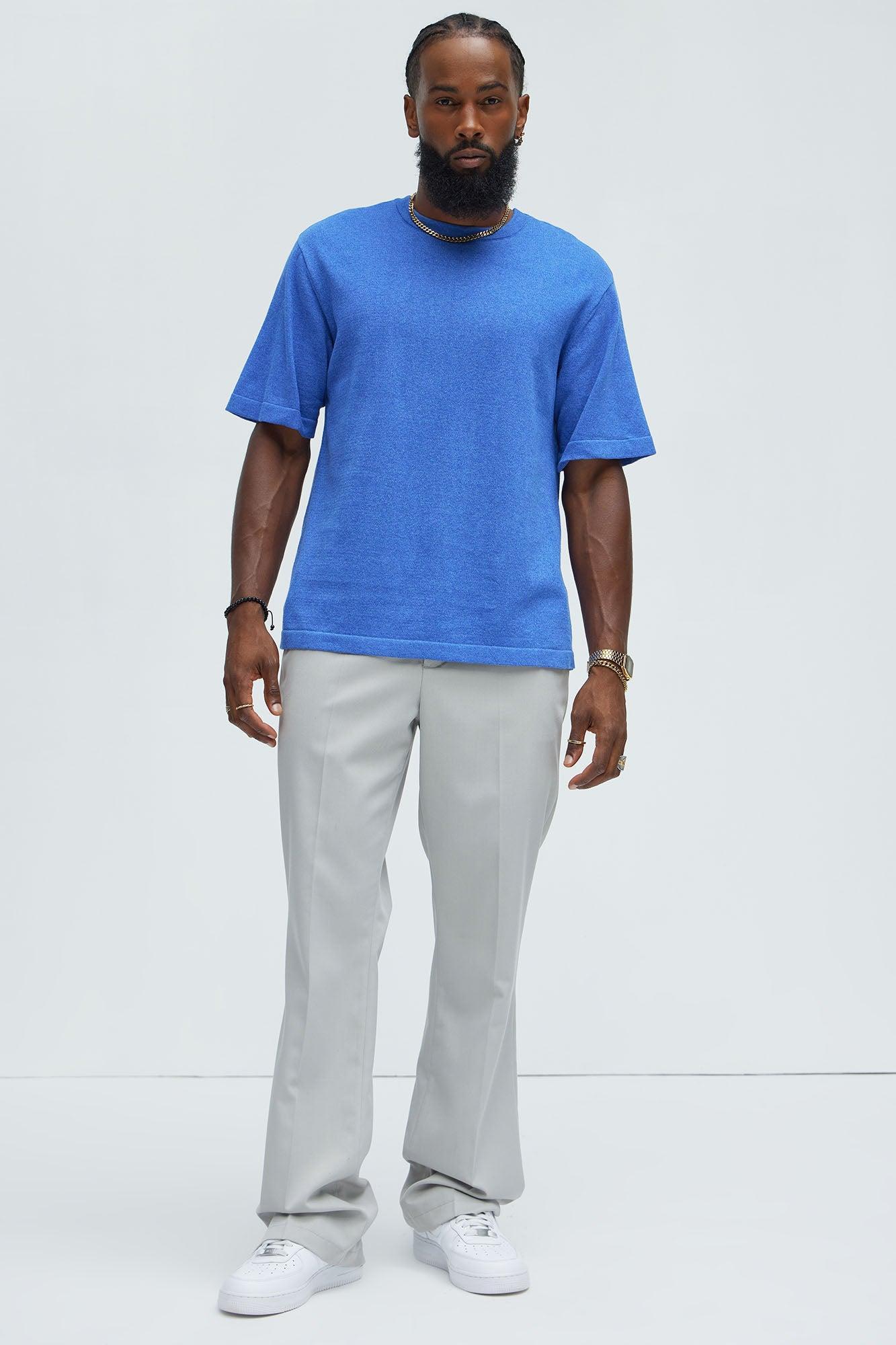 Henshaw Knit Tee - Blue Product Image