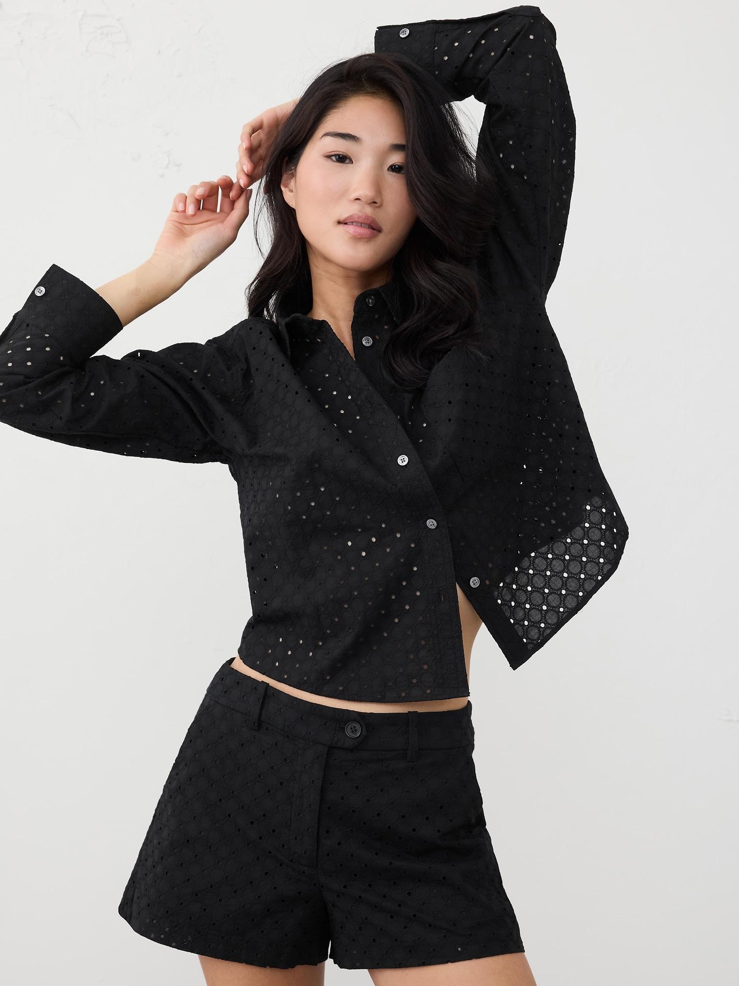 Boxy Button-Down Shirt Product Image