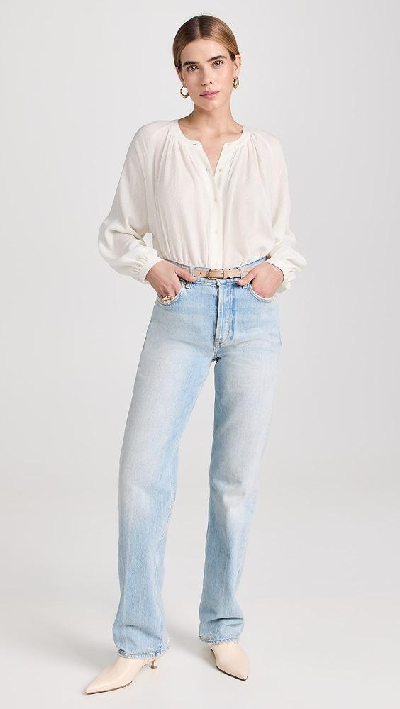 Jenni Kayne Long Sleeve Willow Blouse | Shopbop Product Image