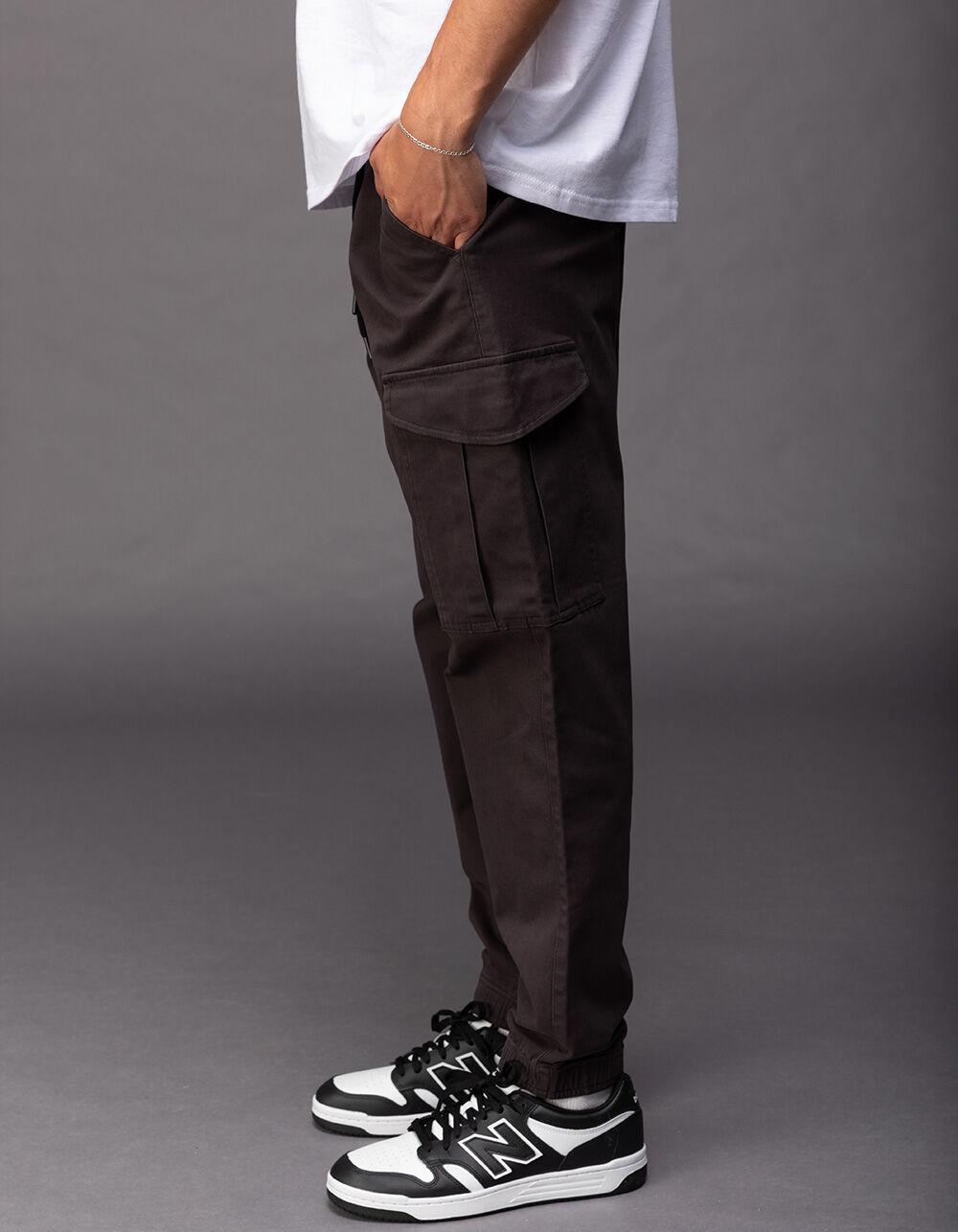 RSQ Mens Twill Cargo Jogger Pants Product Image