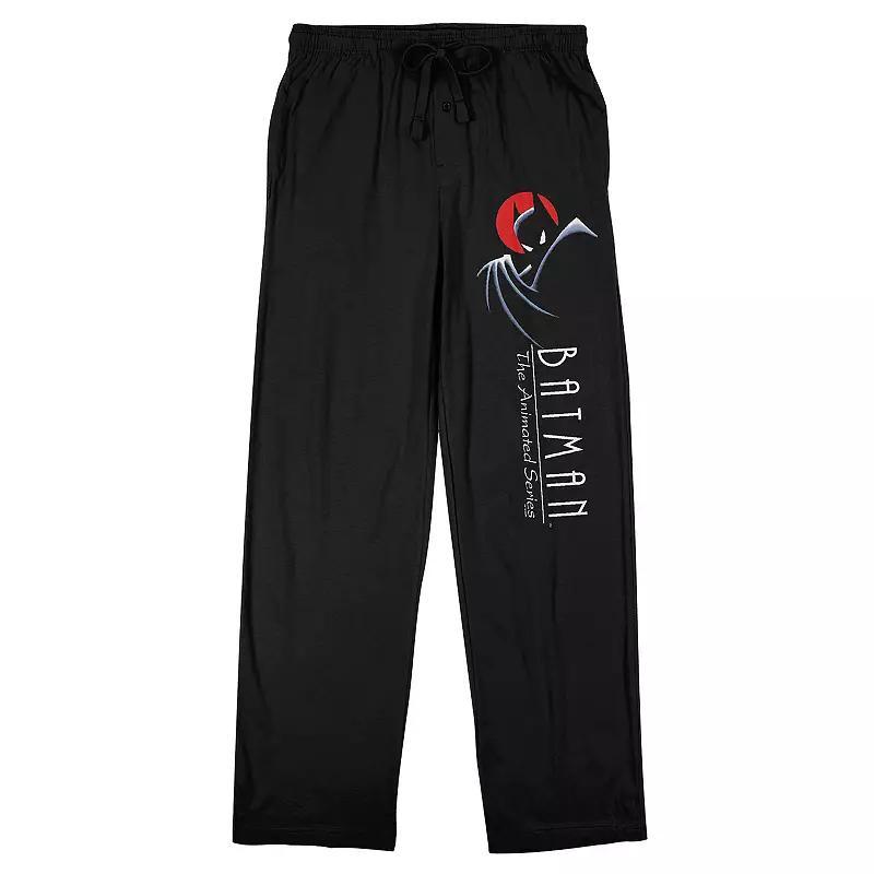 Men's Batman Animated Series Pajama Pants, Size: Small, Black Product Image