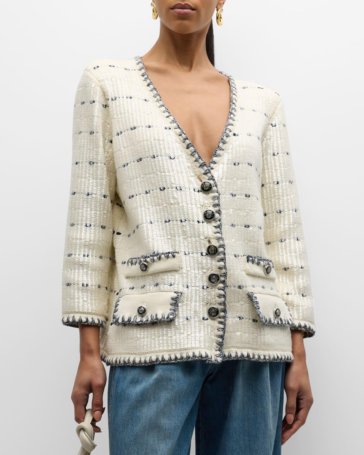 Ceriani Sequin Knit Jacket Product Image