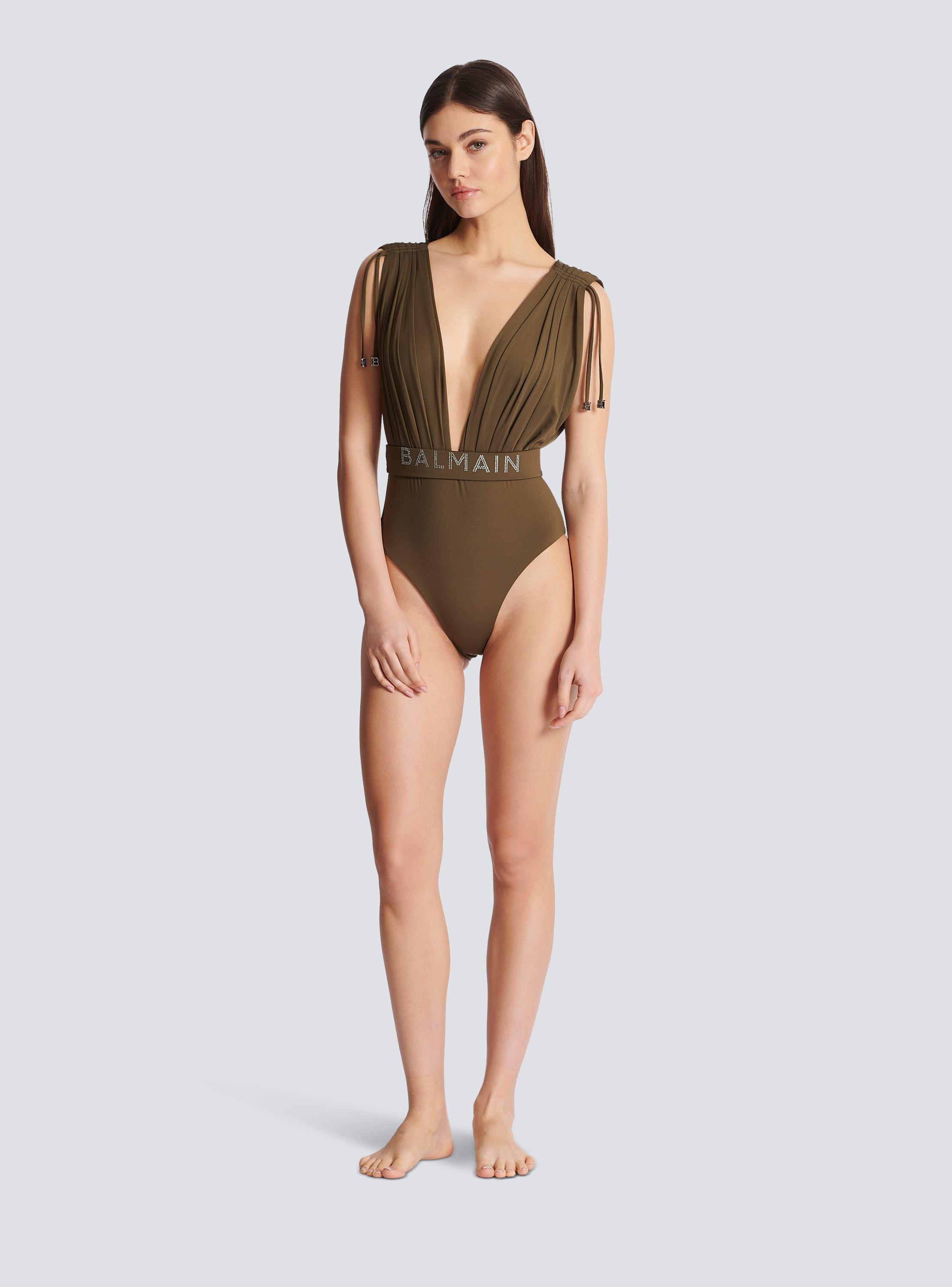 Draped swimsuit Product Image