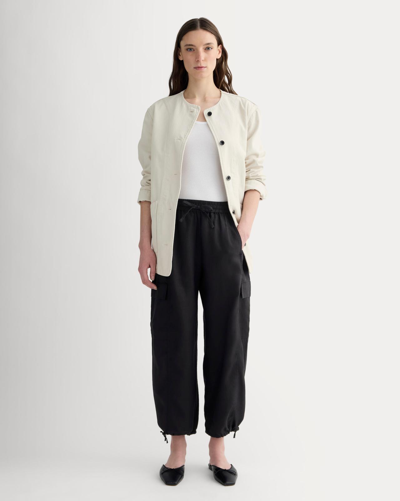 Womens Cargo Curve Pant in Linen by Everlane Product Image