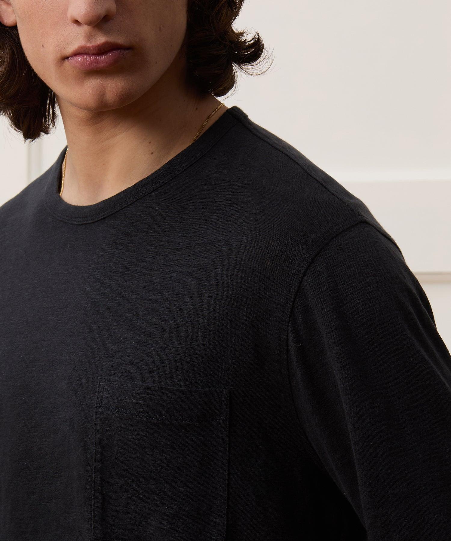 Linen Jersey Pocket Tee Product Image