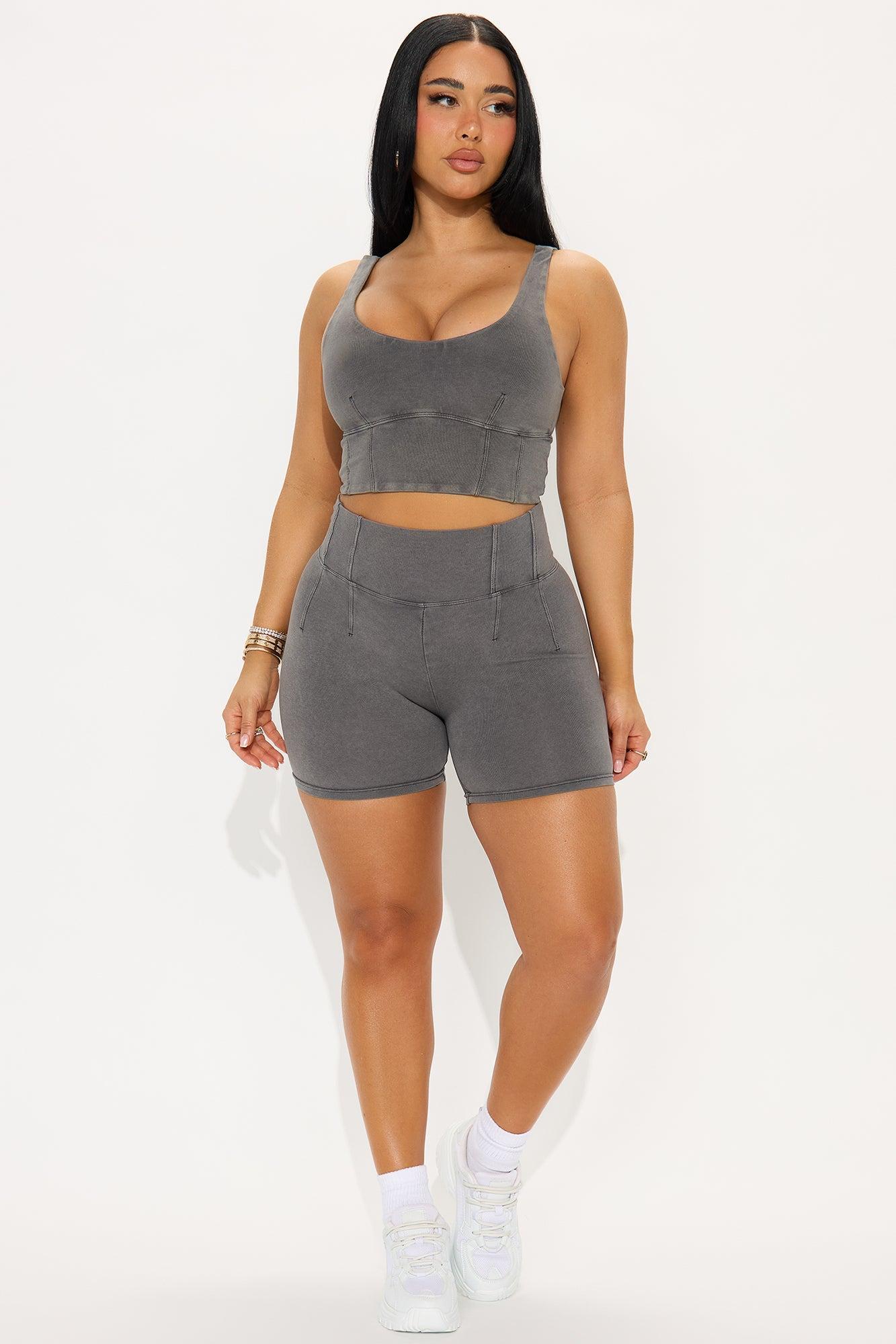 Hot To Go Short Set - Black Product Image