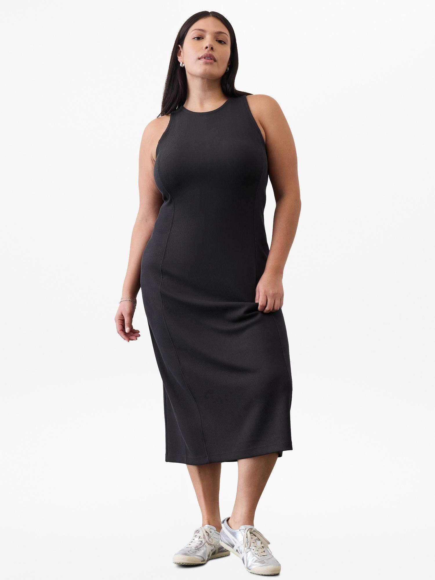 Seasoft Rib Midi Tank Dress Product Image