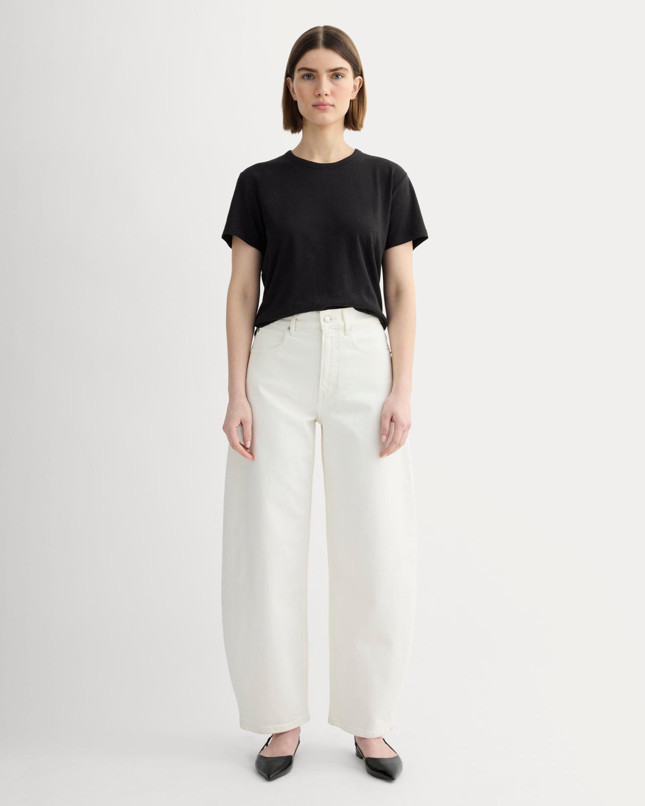 Womens Box-Cut T-Shirt in Cotton Linen by Everlane Product Image