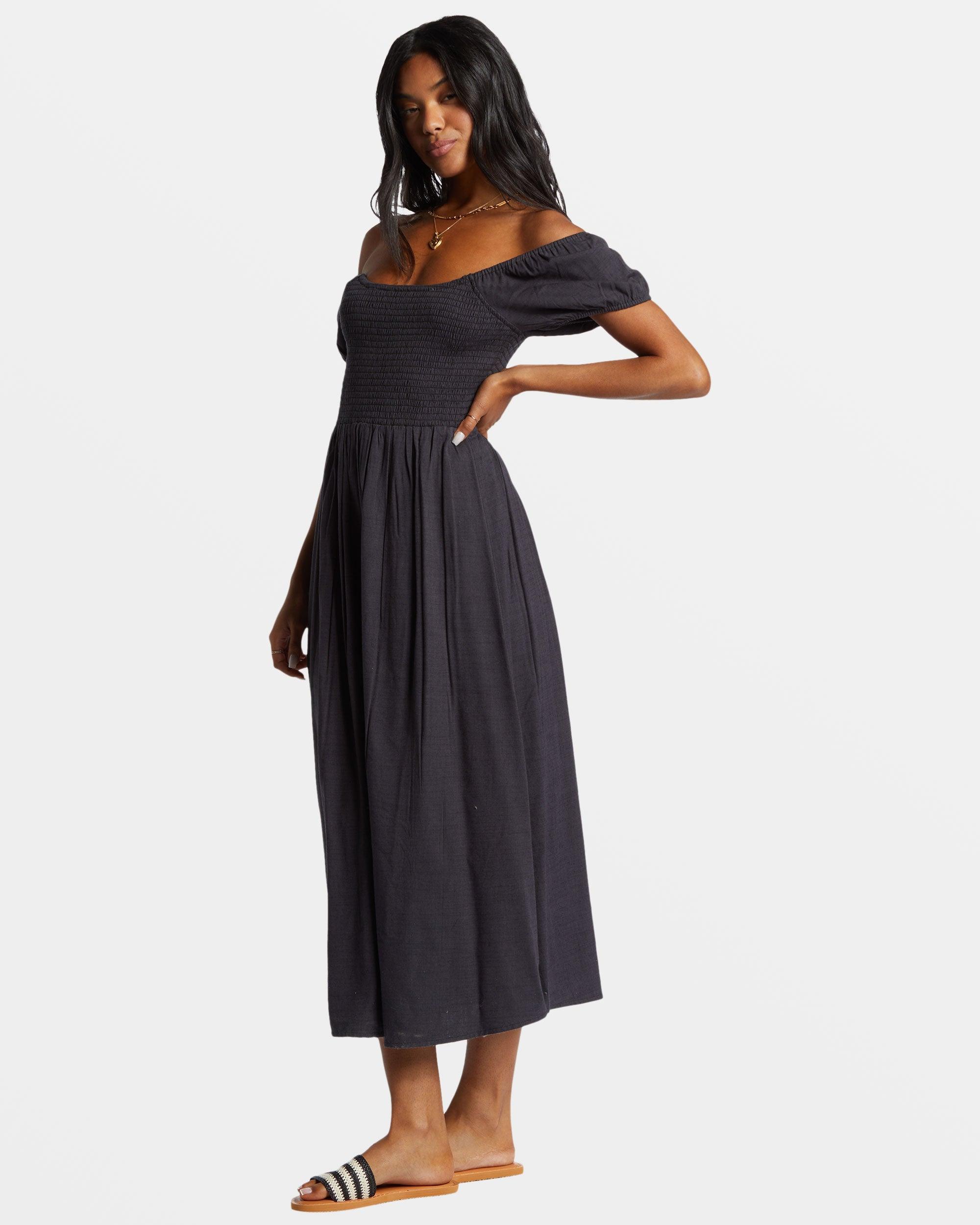 Midnight Sky Midi Dress - Black Sands Female Product Image