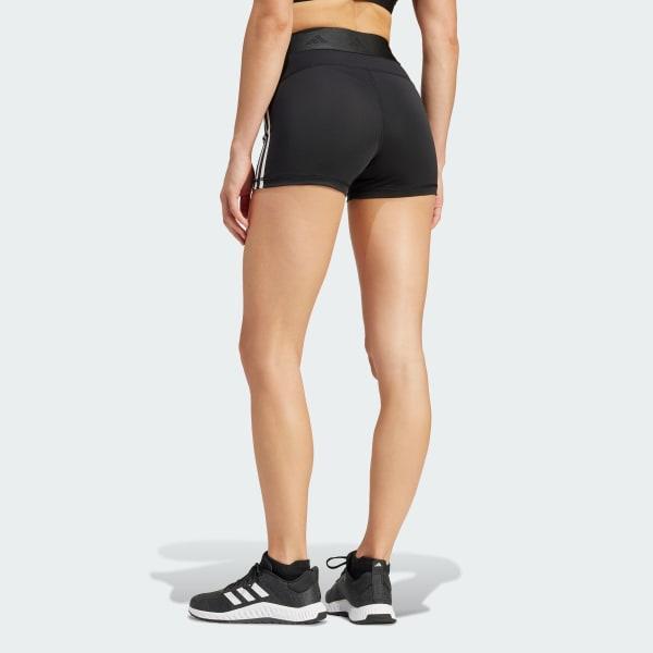 adidas Hyperglam 3-Inch Leggings Core Black M Womens Product Image