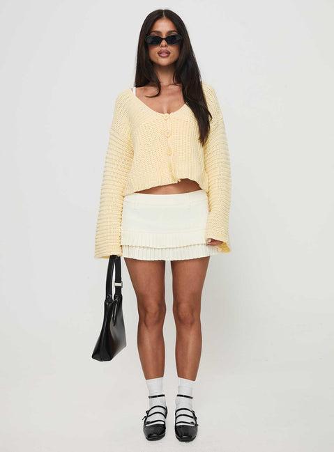 Artha Cardigan Lemon Product Image