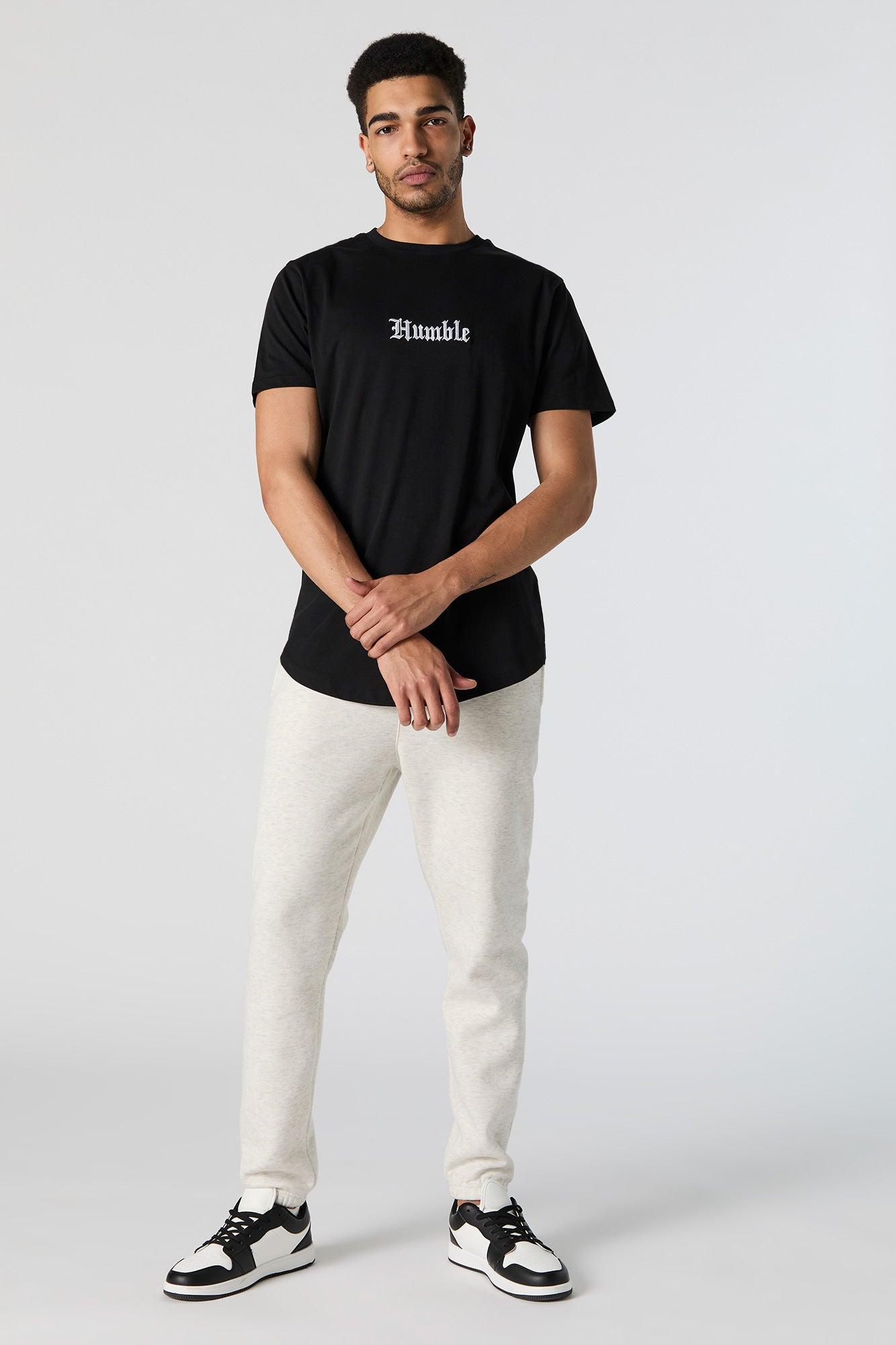 Humble Embroidered T-Shirt Male Product Image