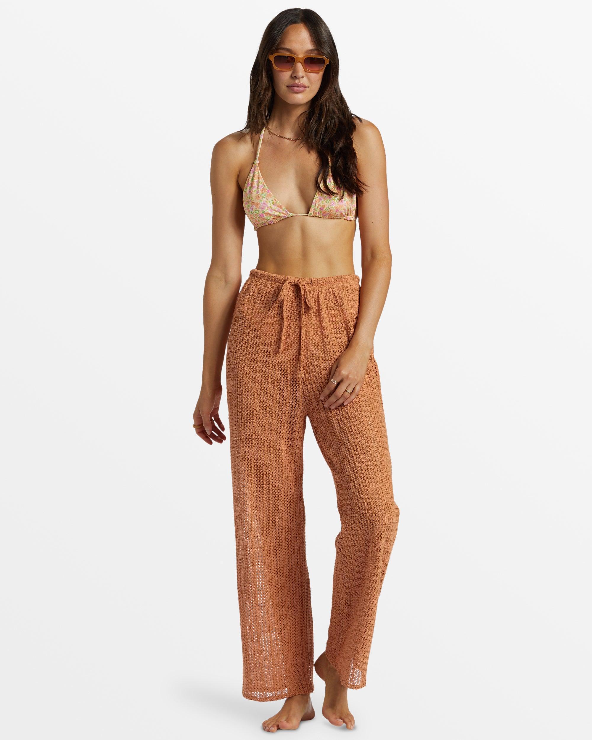 Largo Beach Pant Cover Up - Toffee Female Product Image