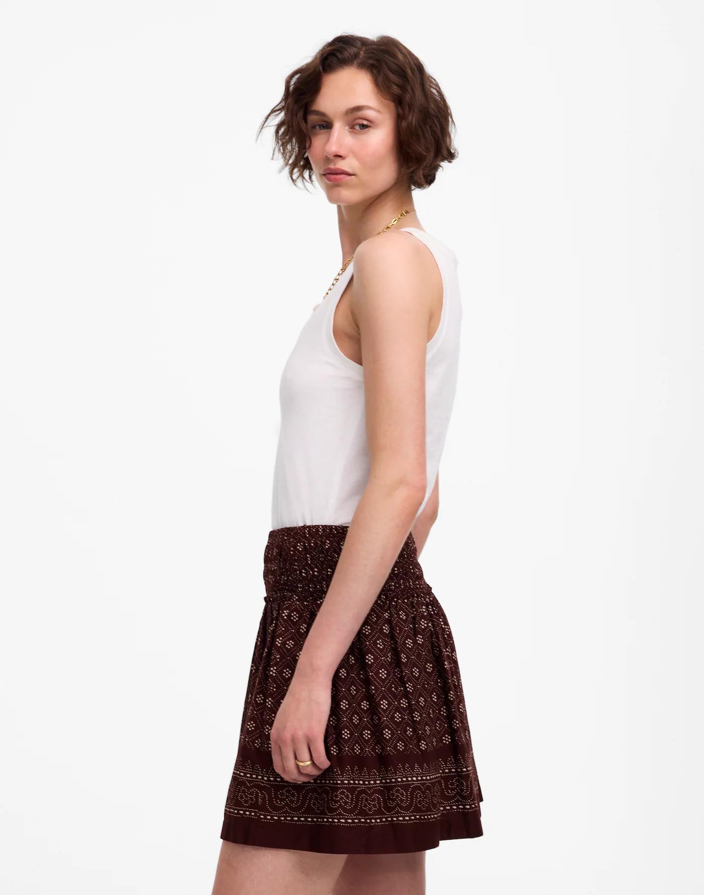 Ruffled Mini Skirt Product Image