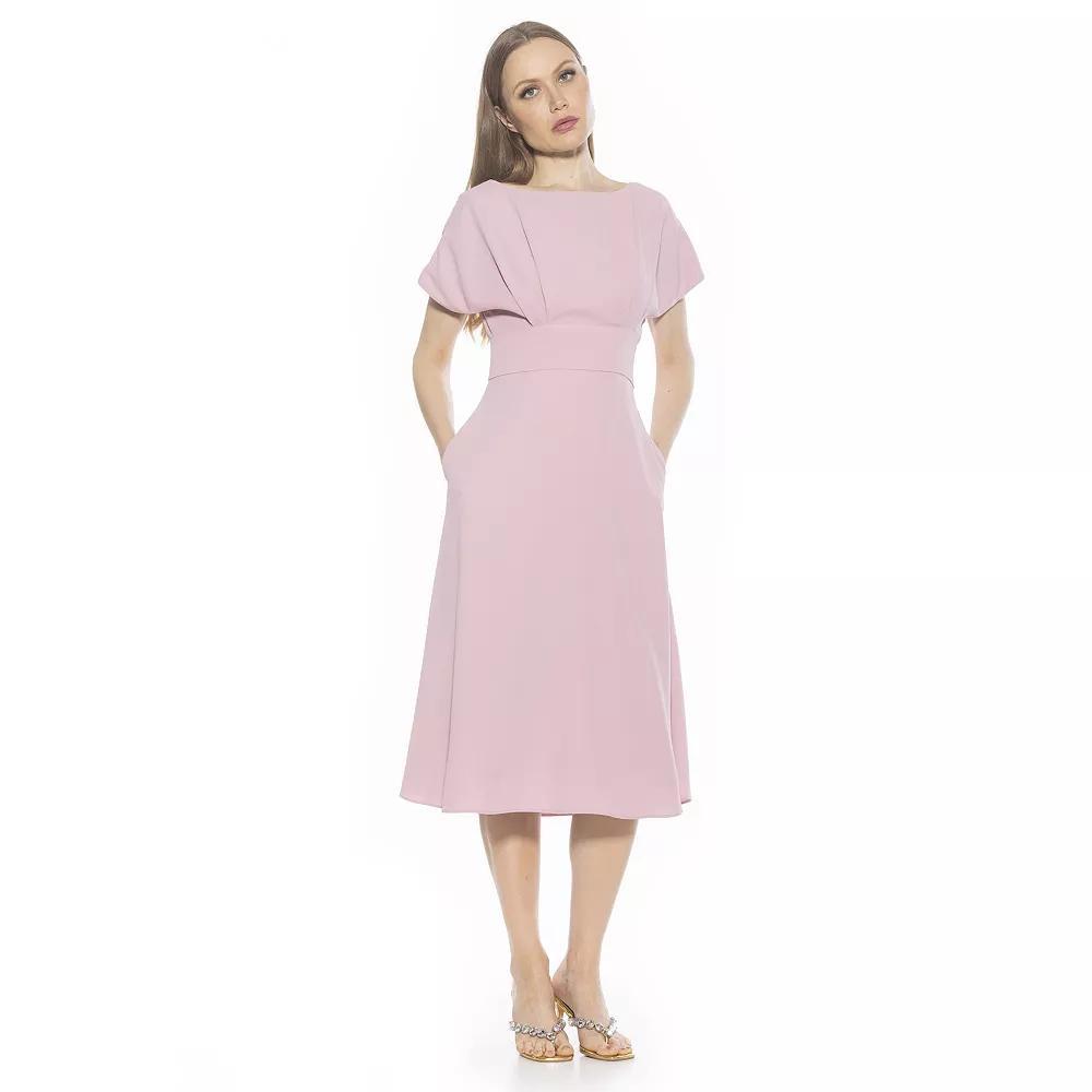 Women's ALEXIA ADMOR Dolman Midi Fit & Flare Dress,  Product Image