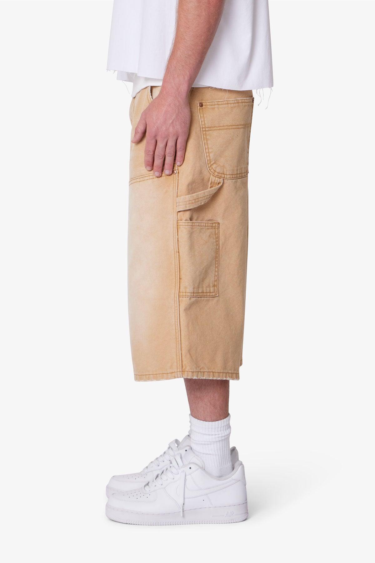 Ultra Baggy Carpenter Shorts - Washed Tan Product Image