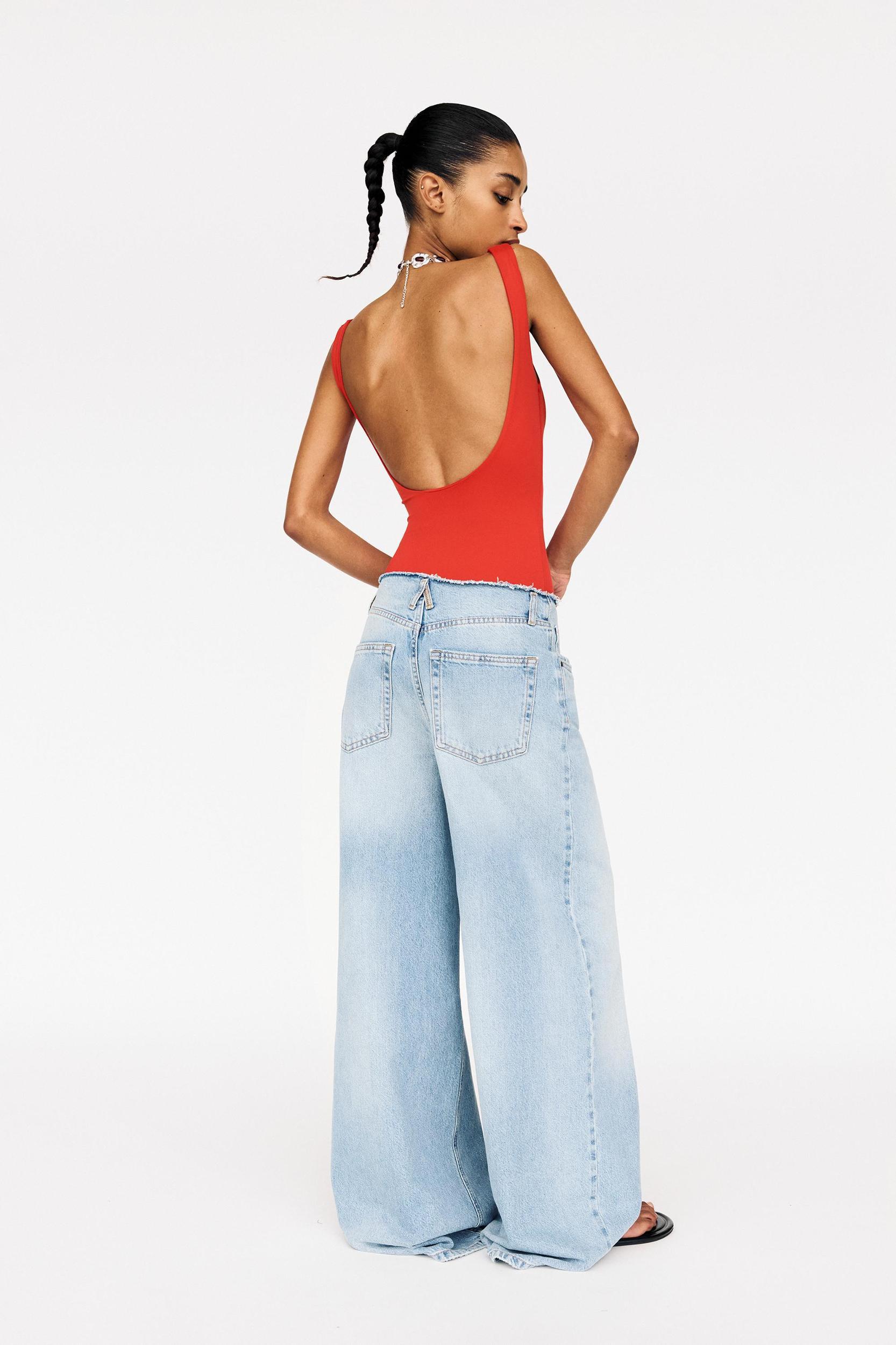 Strappy polyamide bodysuit Product Image