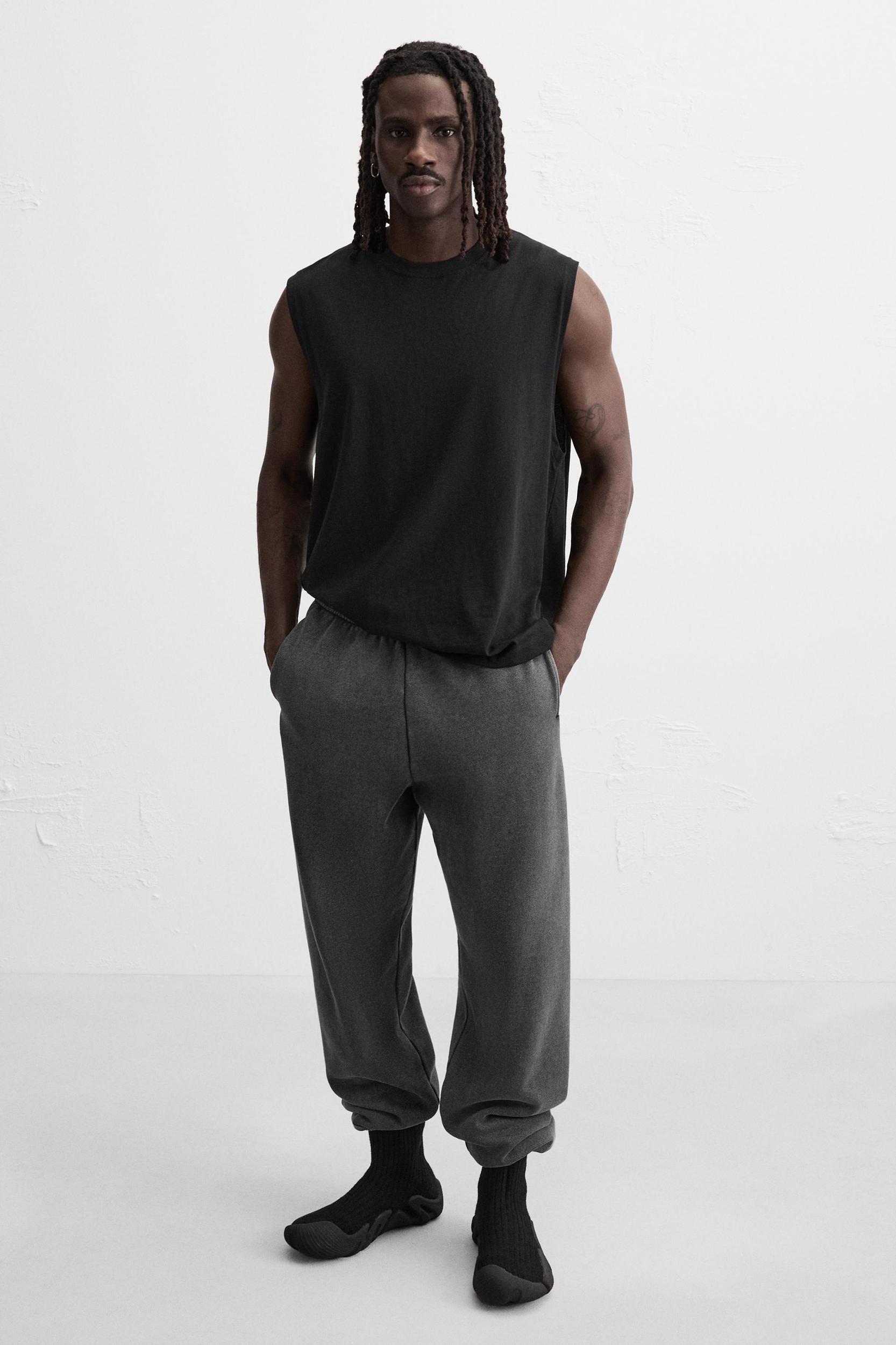 FABRIC HIGH-TOP SNEAKERS Product Image