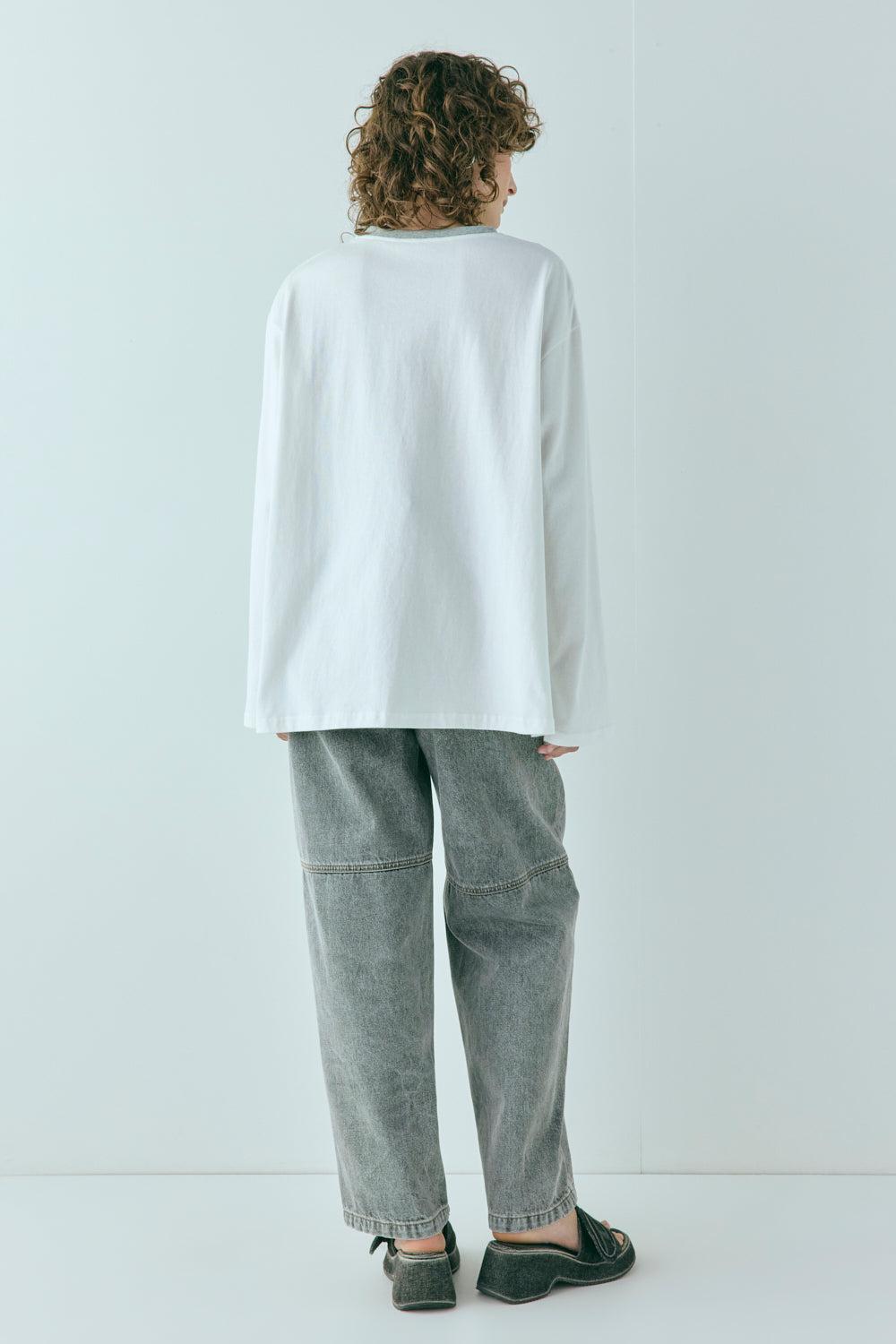 Willow Long Sleeve Tee White Product Image