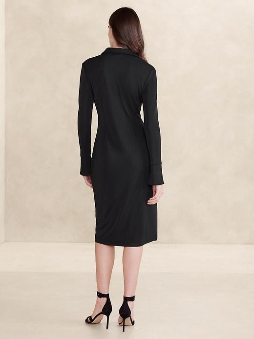 Knit Midi Shirtdress Product Image