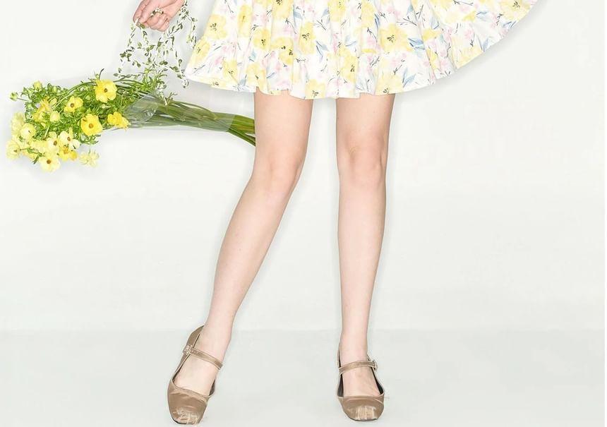 Floral A-Line Mini Dress Product Image