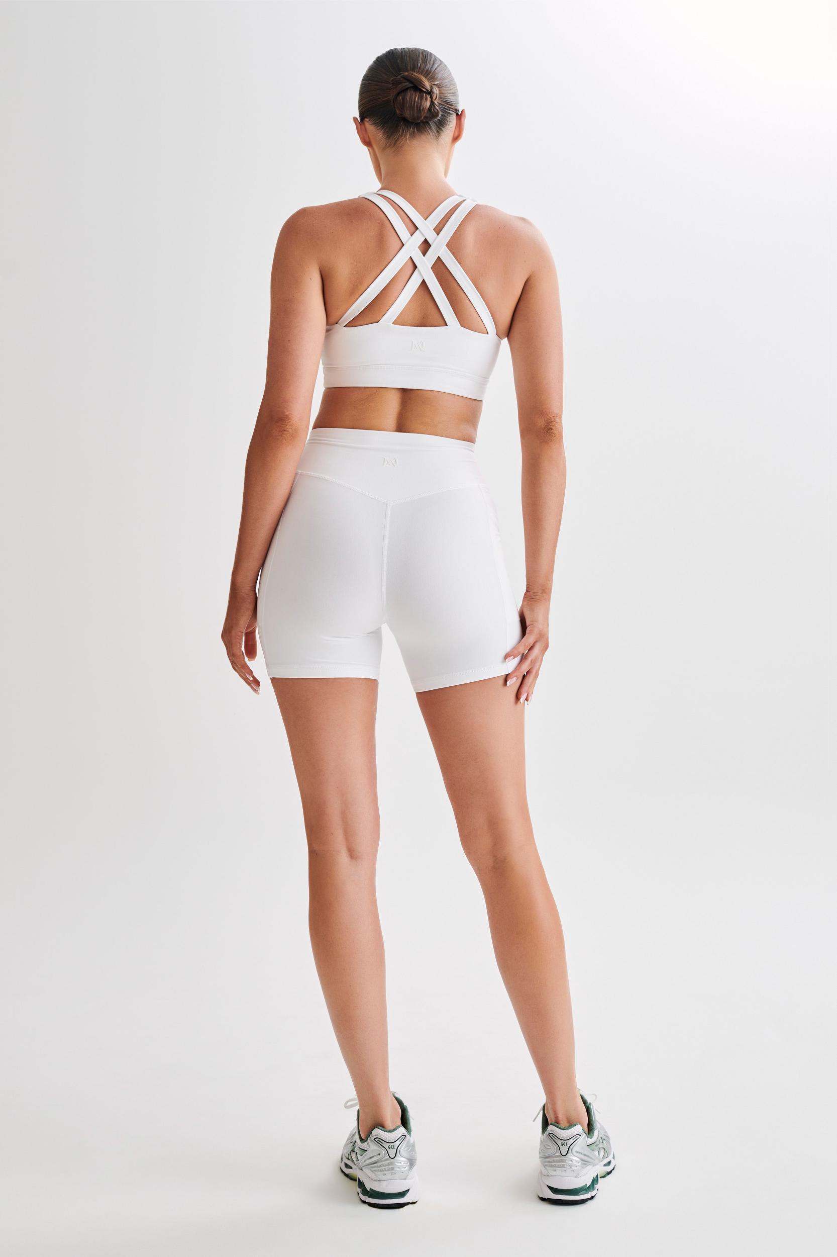 Jackie Twist Crop Top - White Product Image