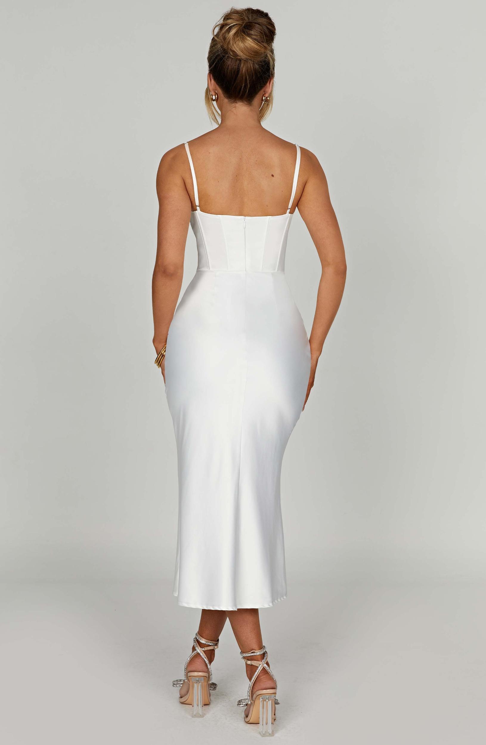 Farrah Midi Dress - Ivory Product Image