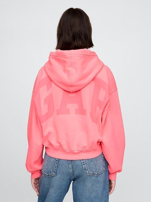 VintageSoft Cropped Hoodie Product Image