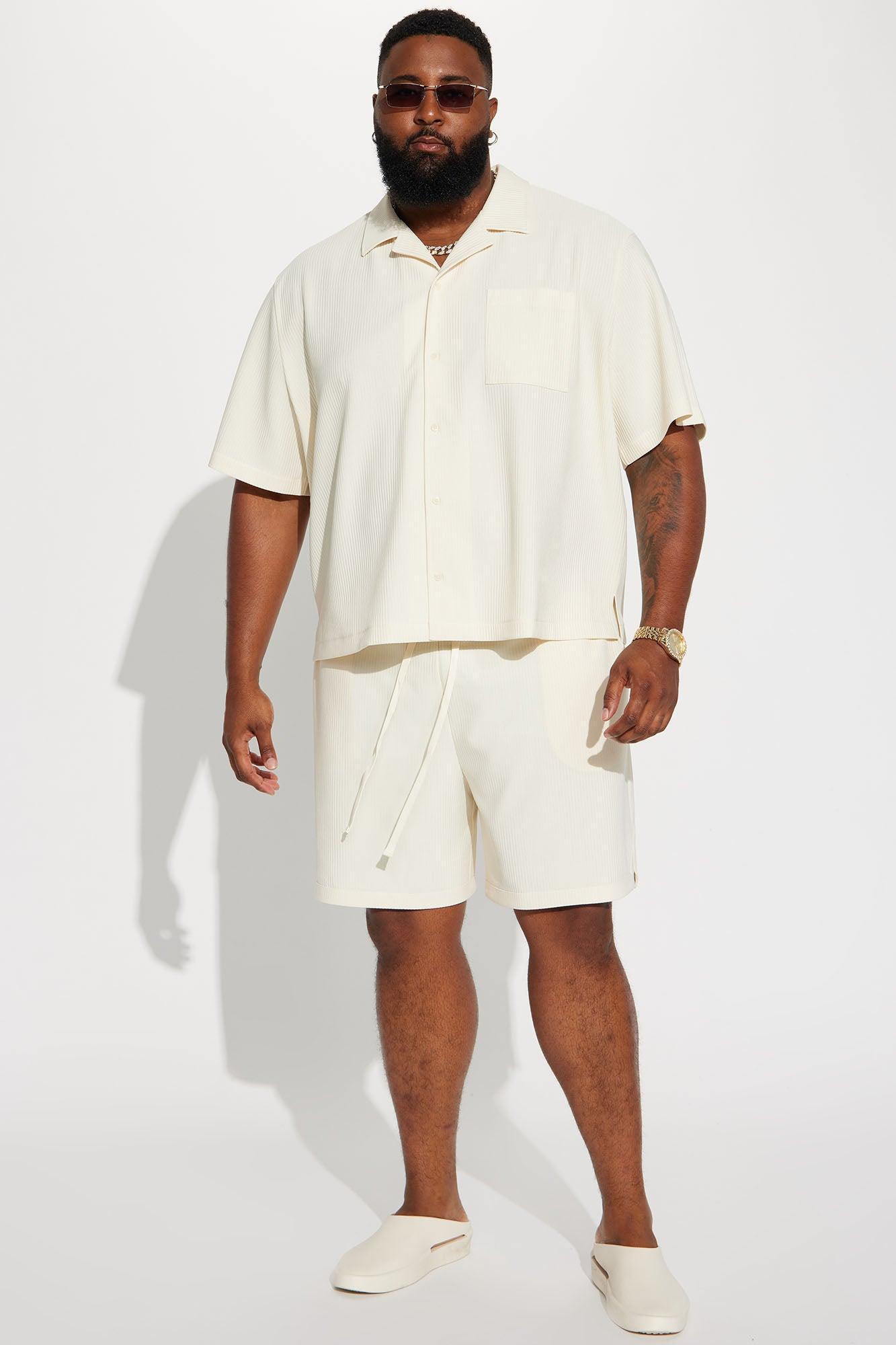 Show Up Basketball Short - Off White Product Image