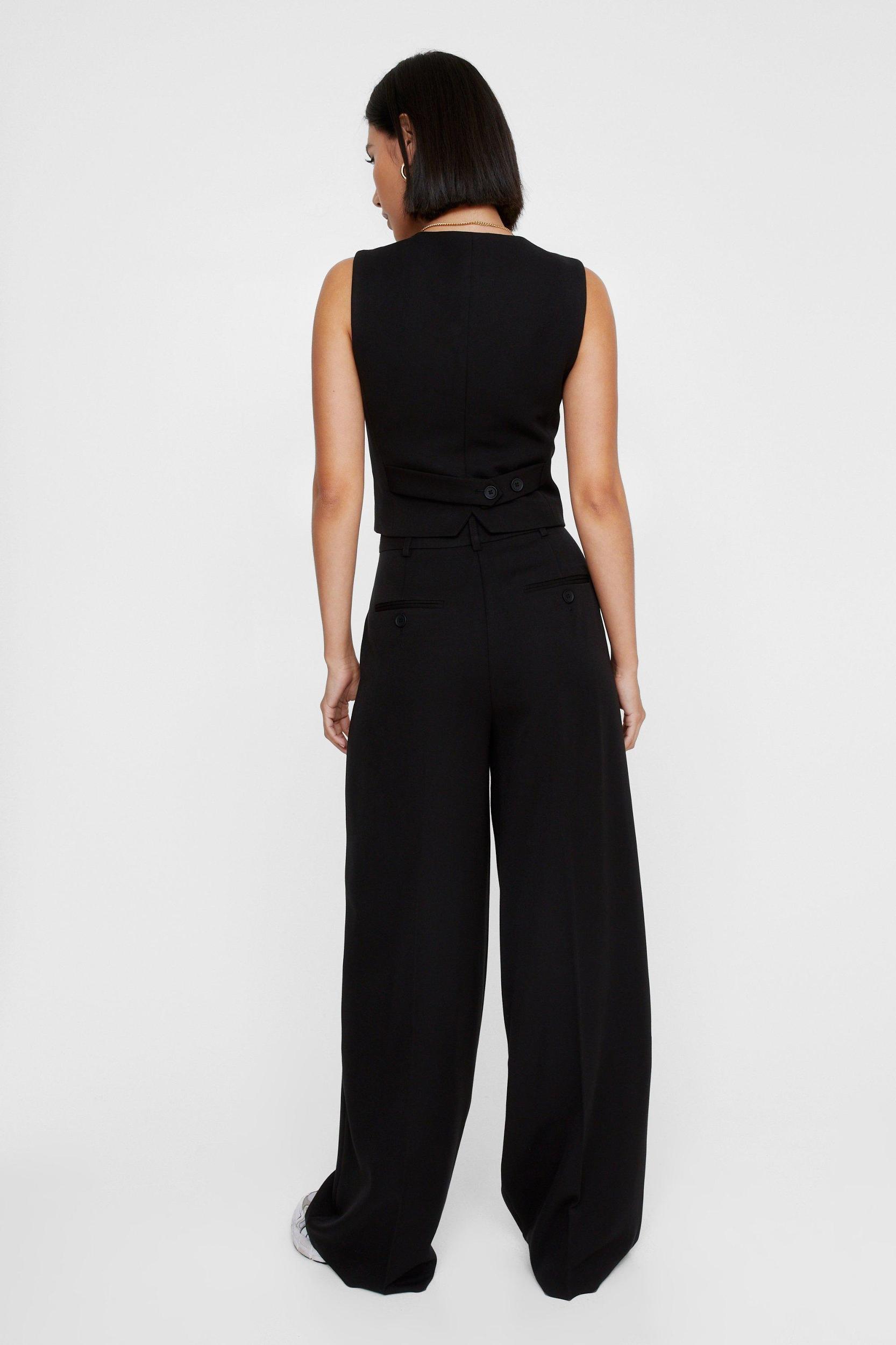 Essentials Double Pleat Straight Leg Trouser Product Image