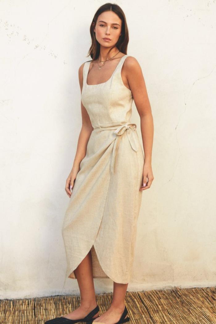 Midi Wrap Dress Product Image