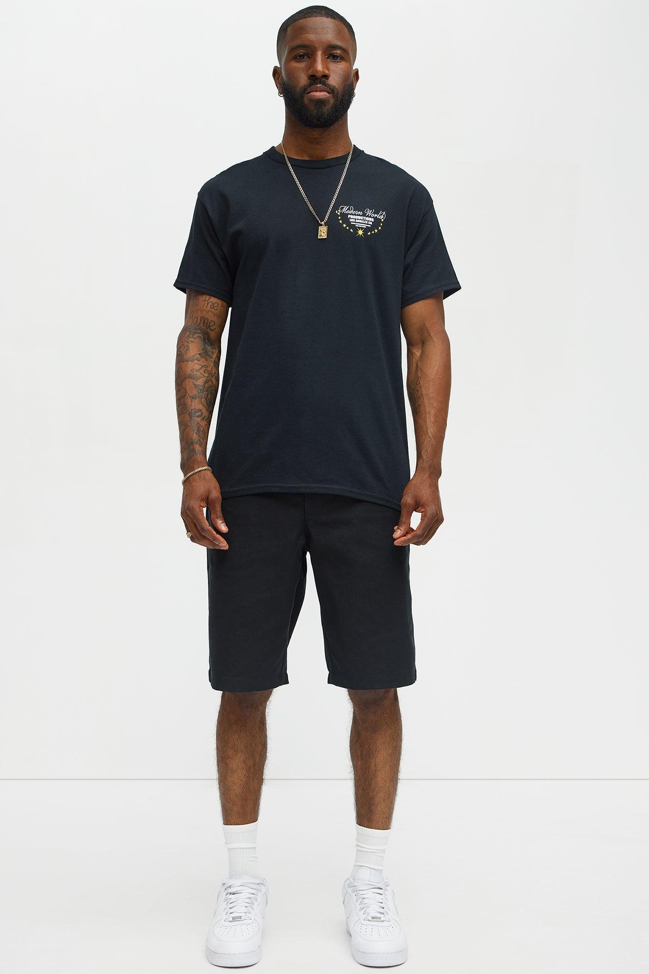 Modern World Production Short Sleeve Tee - Black Product Image