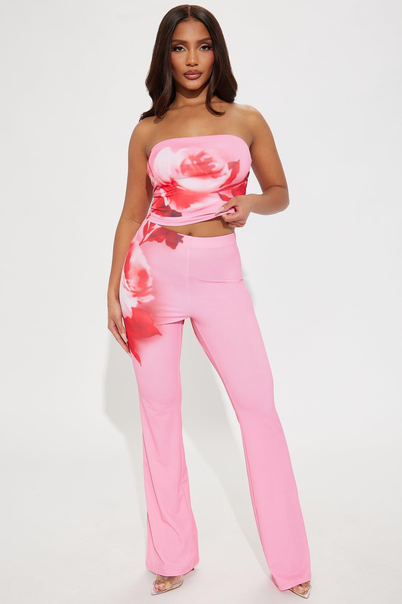In Bloom Pant Set - Pink Product Image
