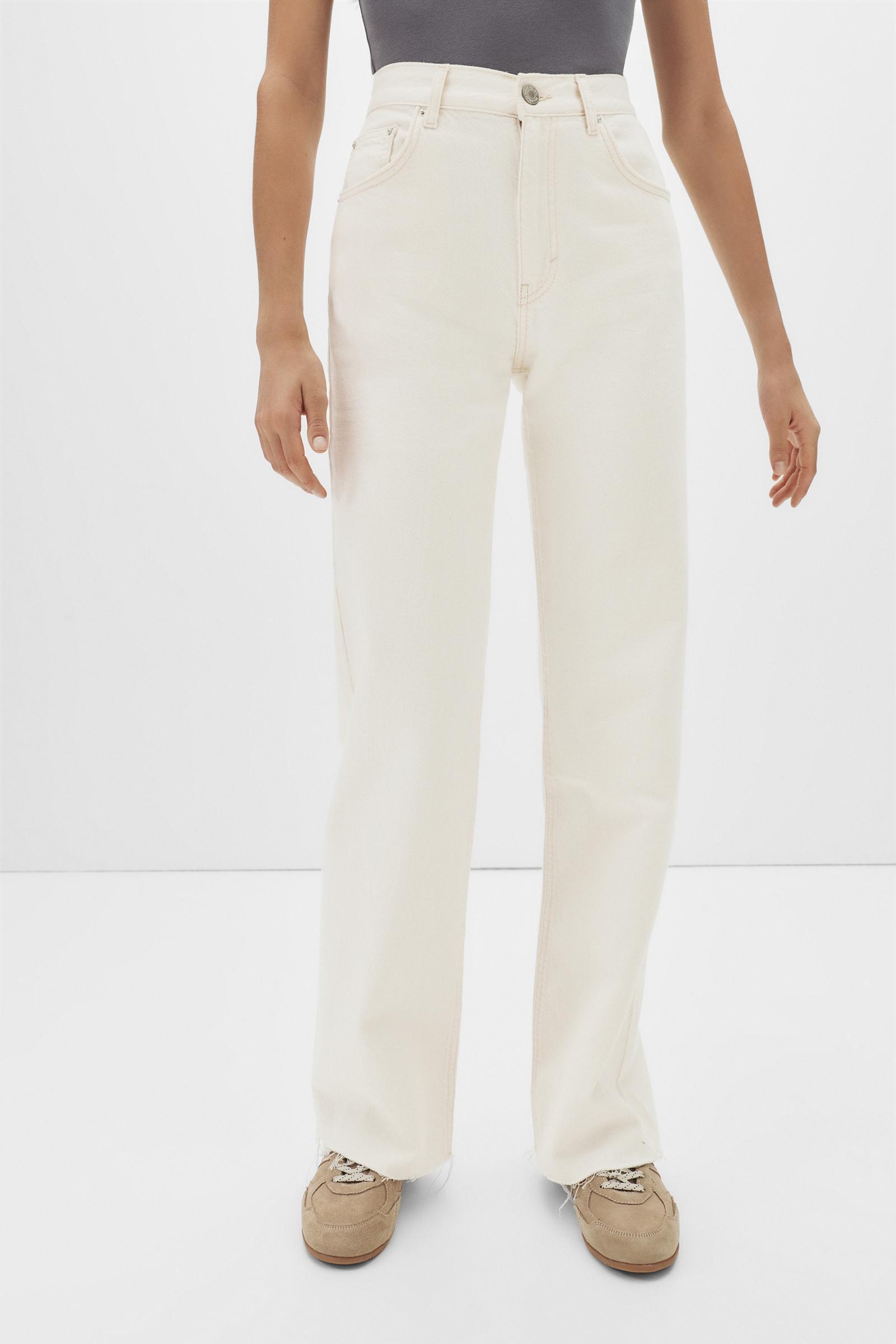 Straight-leg high-waist jeans Product Image