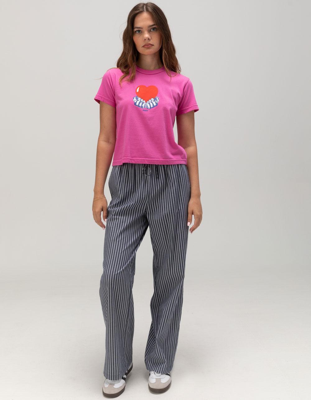 OBEY Pure Love Womens Tee - PINK Product Image