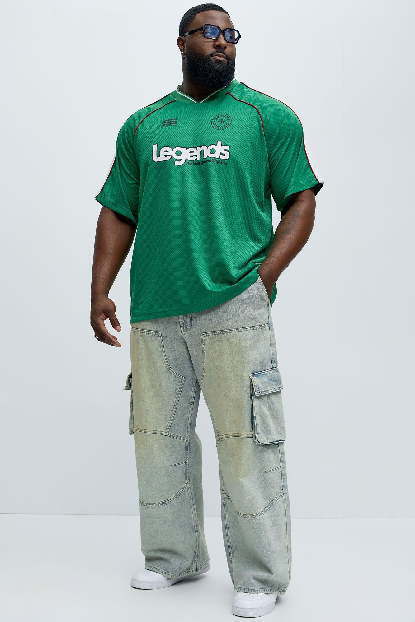Legends V-Neck Soccer Jersey - Green Product Image