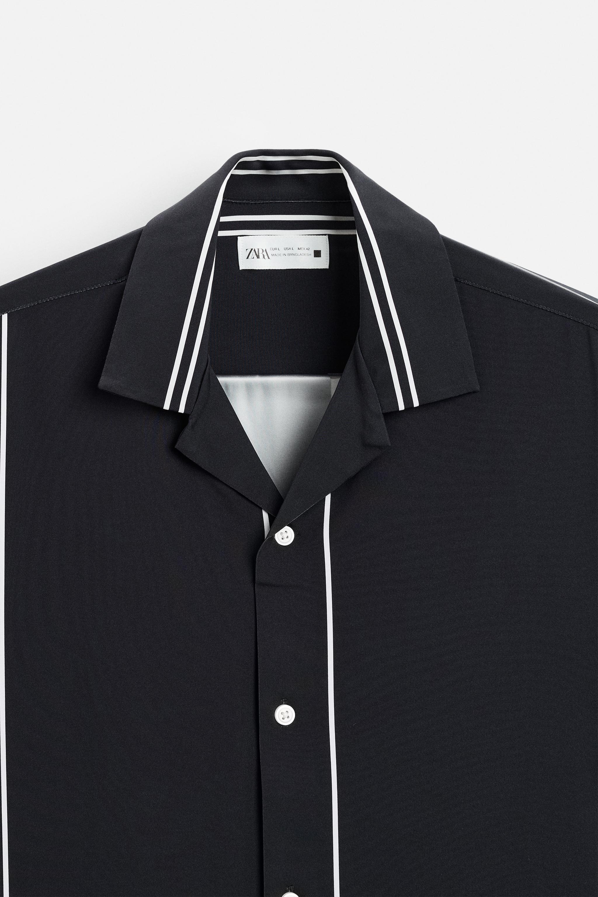 STRIPED STRETCH SHIRT Product Image