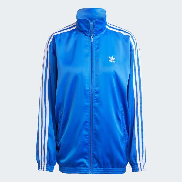 Loose Satin Track Top Product Image