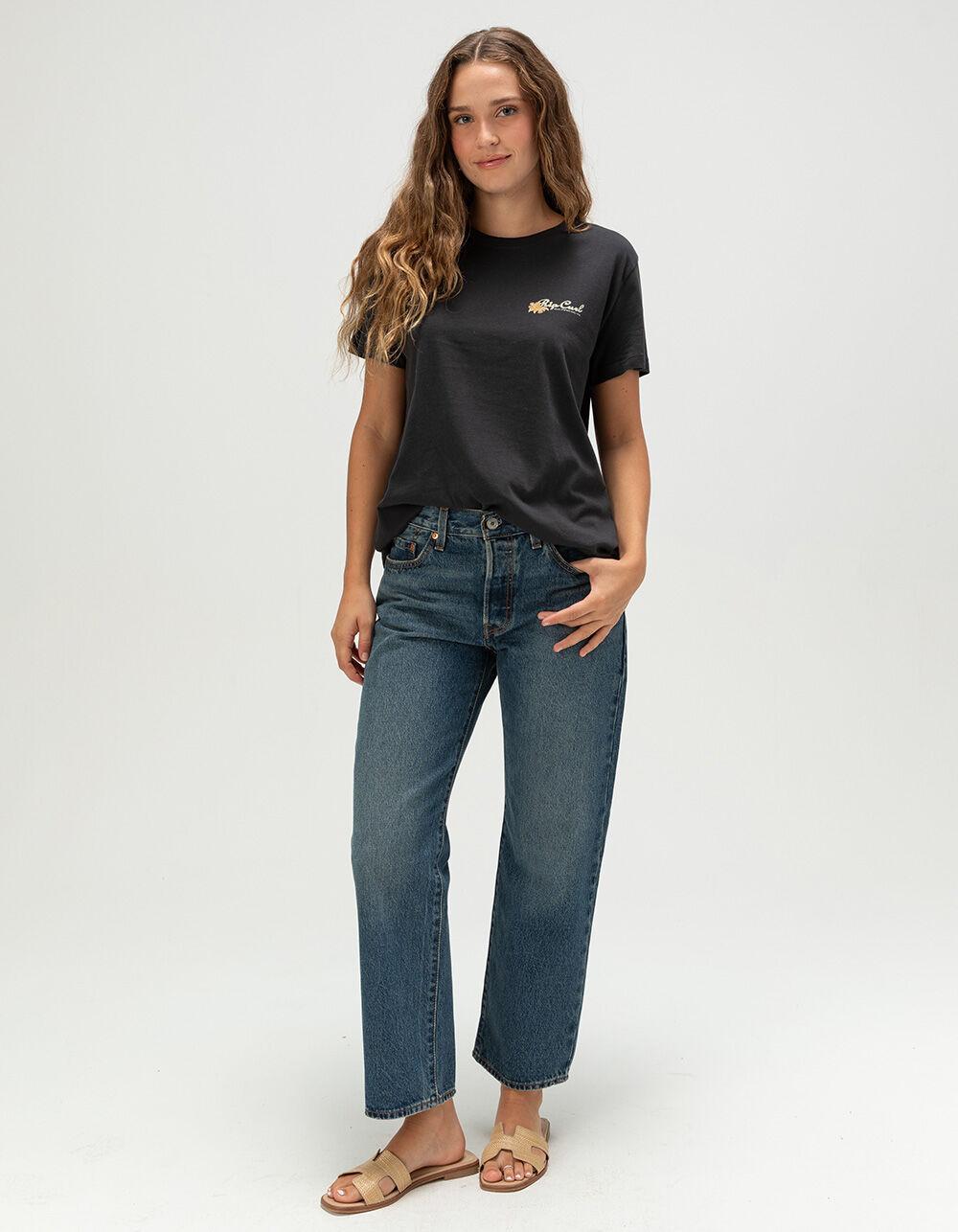 RIP CURL Waikiki Womens Tee - BLACK Product Image