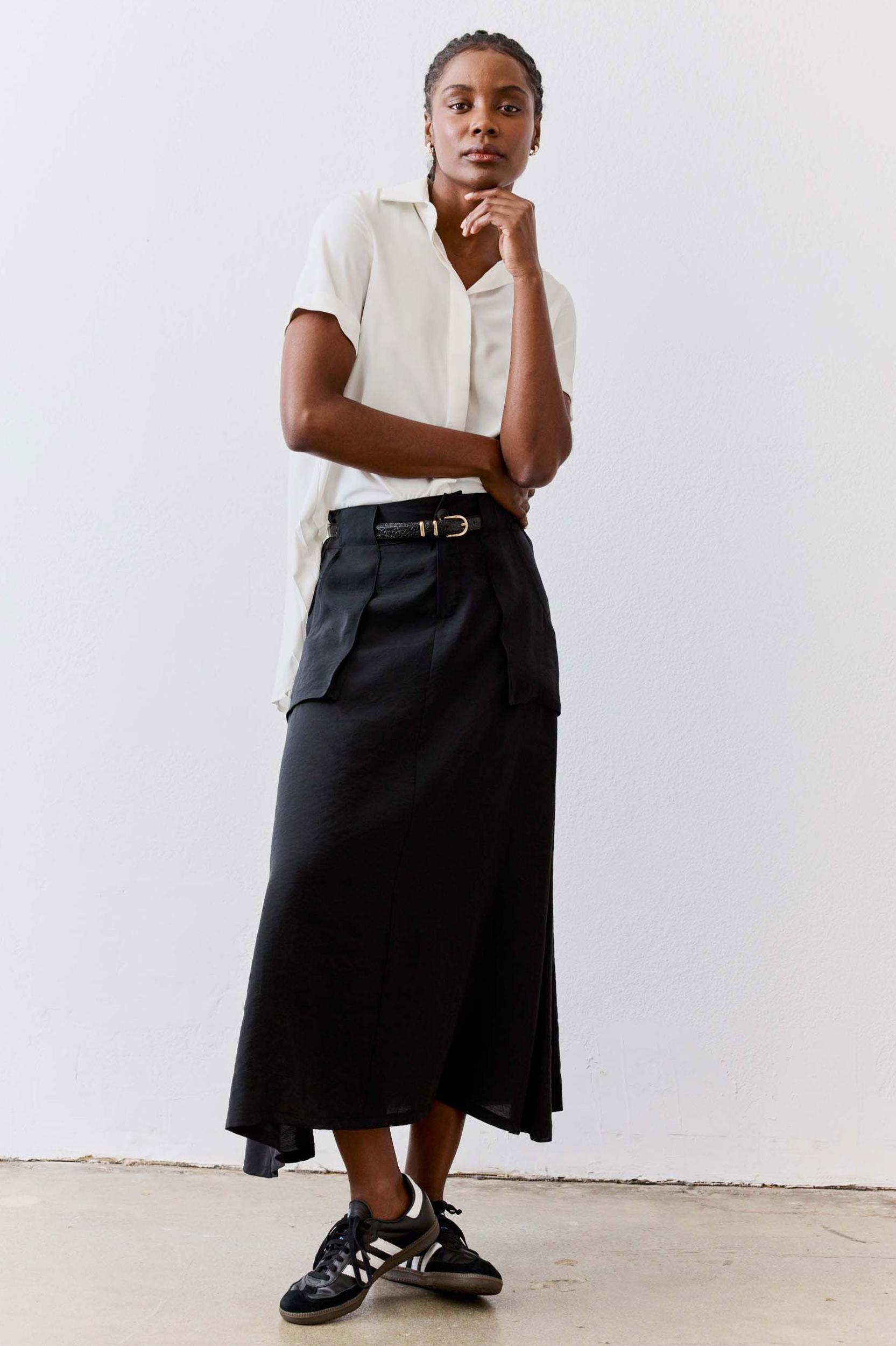 Light Poplin Utility Skirt Product Image