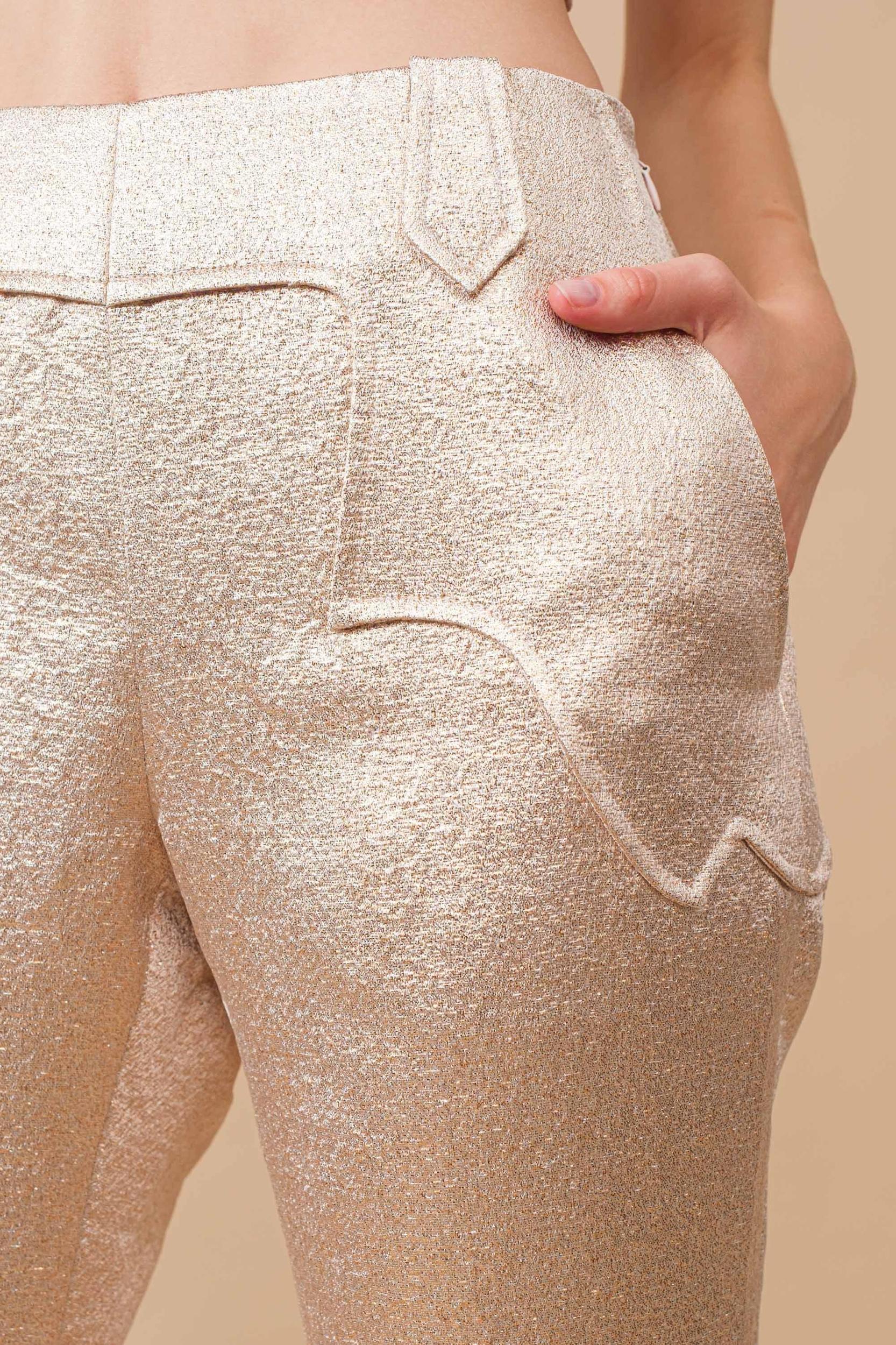 Metallic Straight Leg Pant Product Image