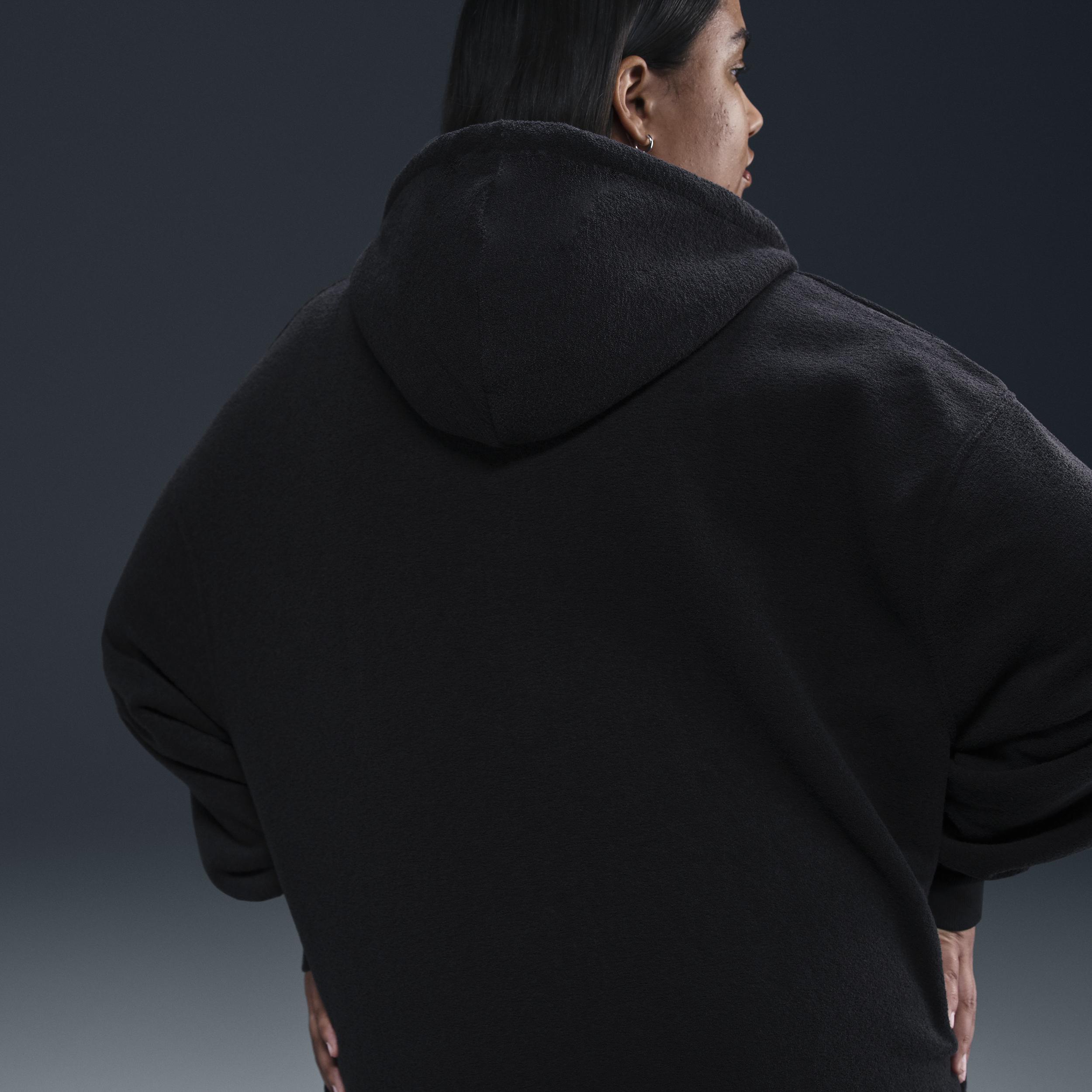 Nike Sportswear Phoenix Plush Women's Oversized Cozy Fleece Full-Zip Hoodie (Plus Size) Product Image